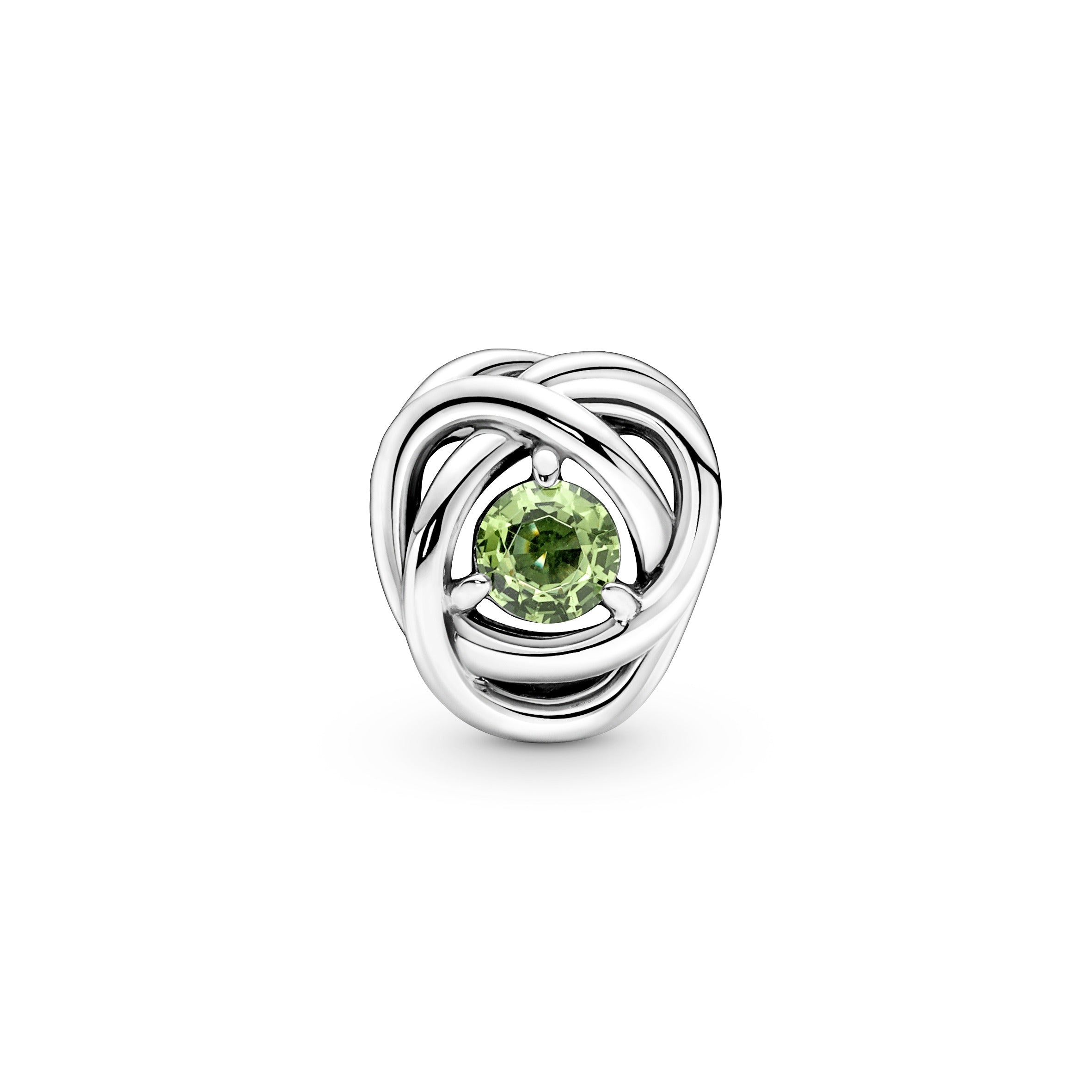 PANDORA Spring Green Eternity Circle Charm Sterling Silver Birthdays Charms Bracelet Charm Jewelry Gift