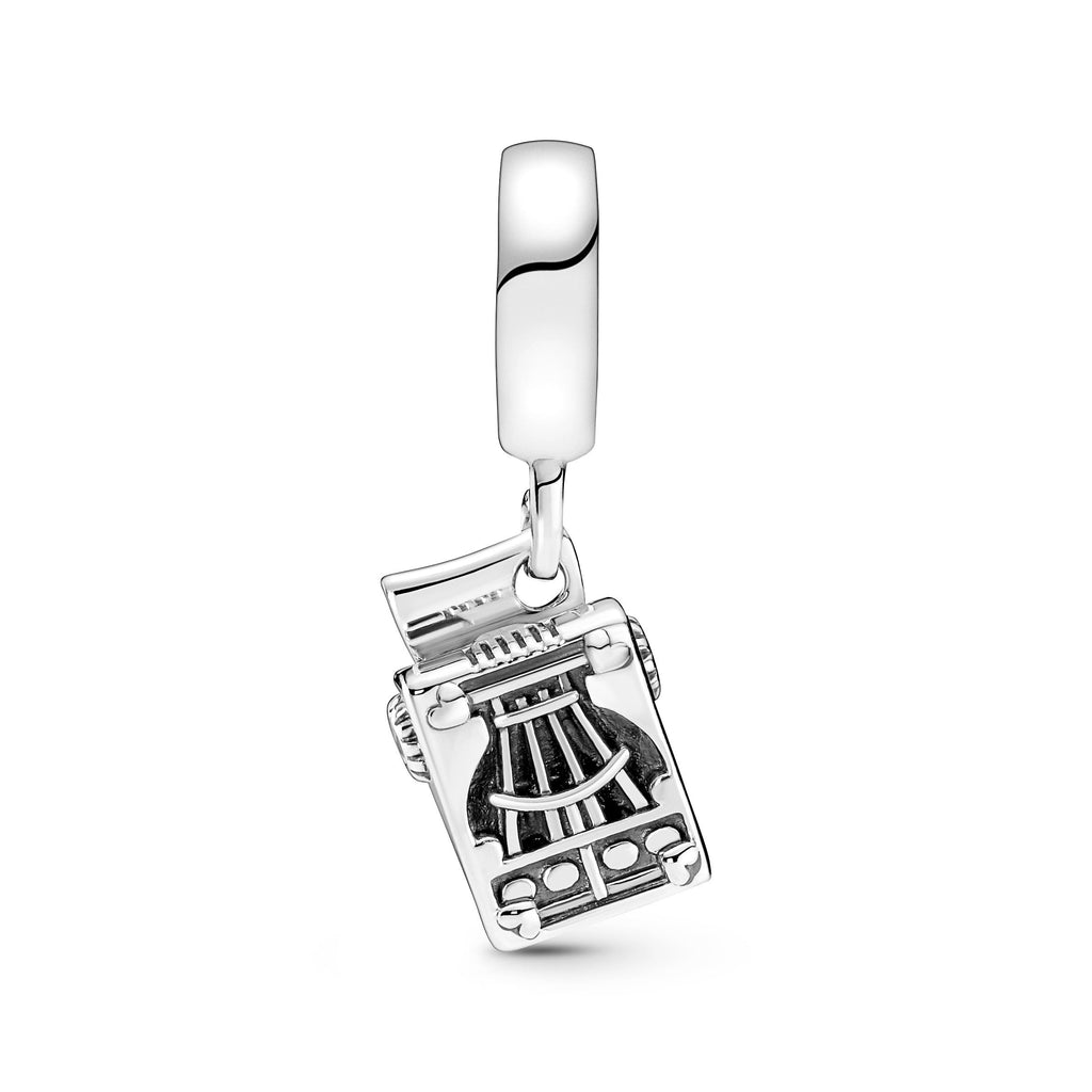 PANDORA Typewriter Dangle Charm Sterling Silver Charms Bracelet Charm Jewelry Gift
