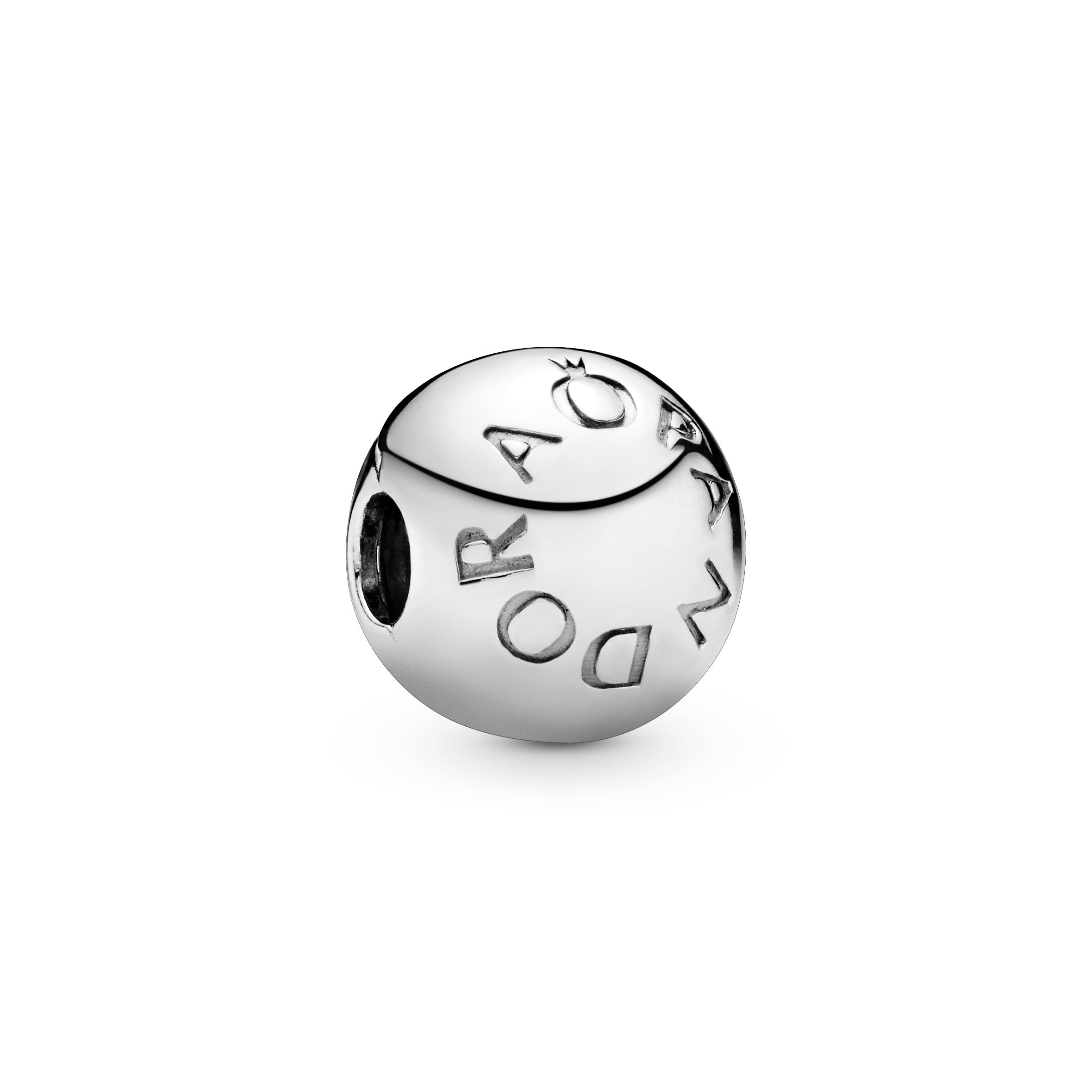 PANDORA Logo Clip Charm Sterling Silver Charms Bracelet Charm Jewelry Gift