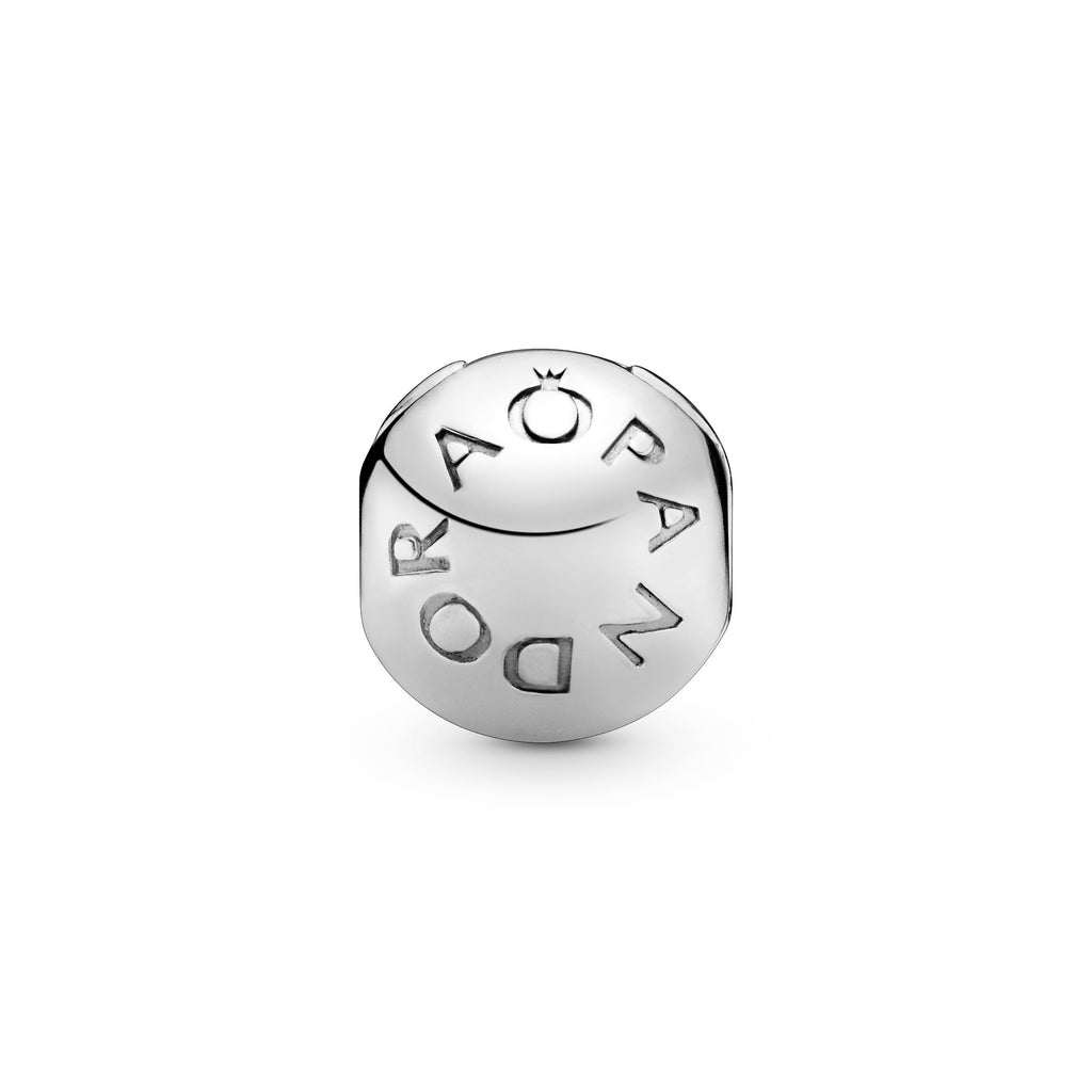 PANDORA Logo Clip Charm Sterling Silver Charms Bracelet Charm Jewelry Gift