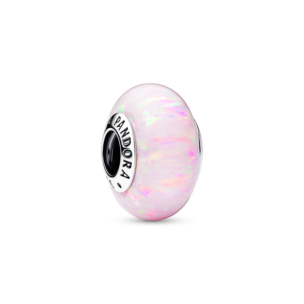 PANDORA Opalescent Pink Charm Charms Bracelet Charm Jewelry Gift