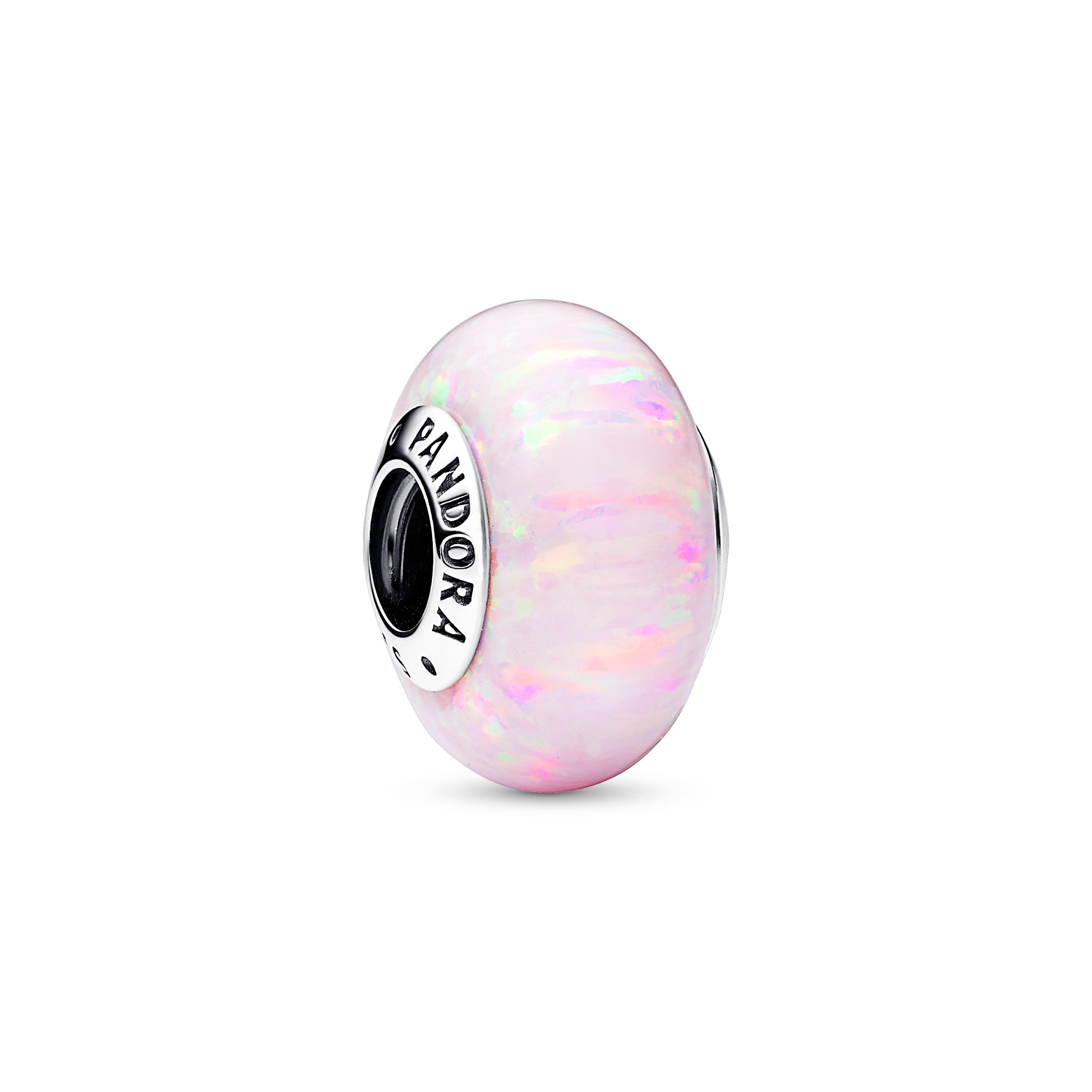 PANDORA Opalescent Pink Charm Charms Bracelet Charm Jewelry Gift