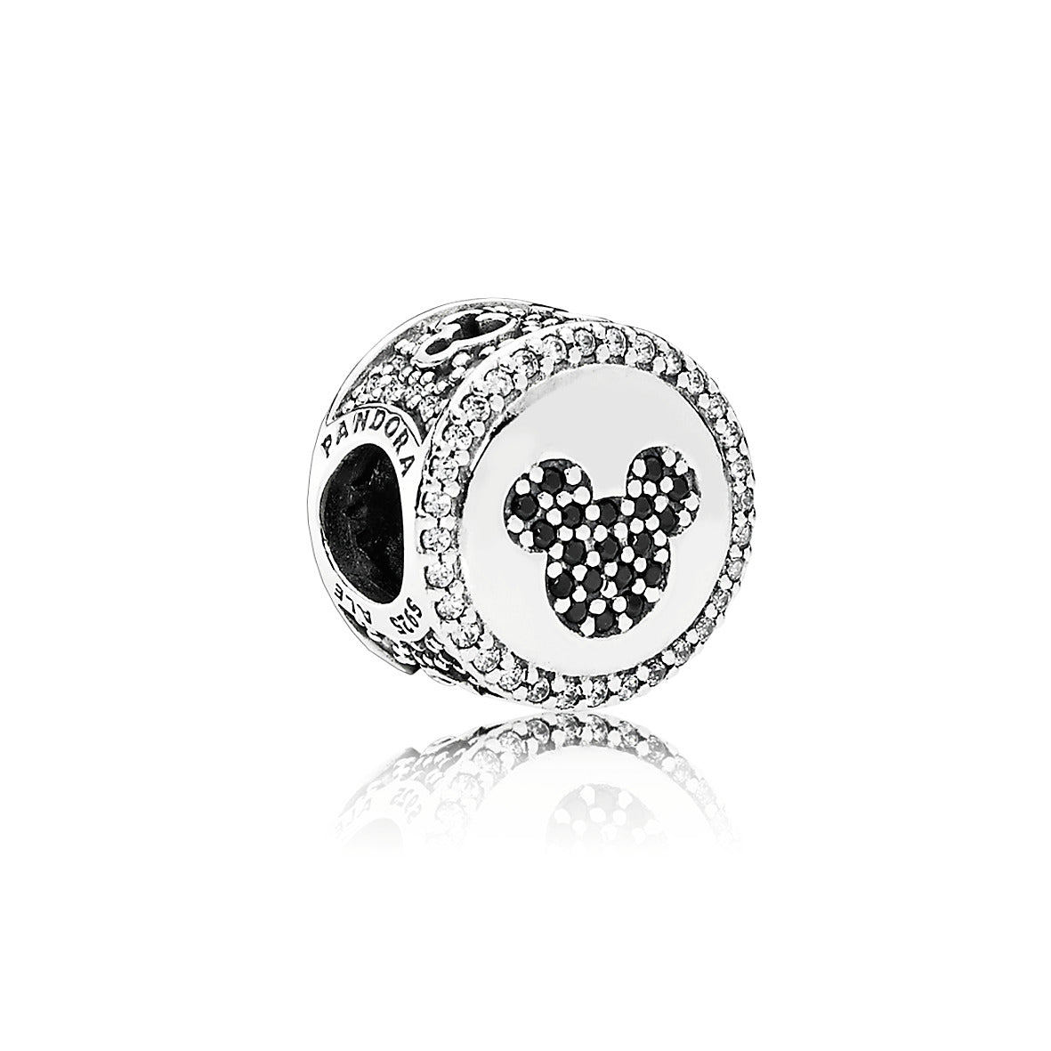 PANDORA Disney Mickey And Minnie Charm Cubic Zirconia Disney X PANDORA Charms Bracelet Charm Jewelry Gift