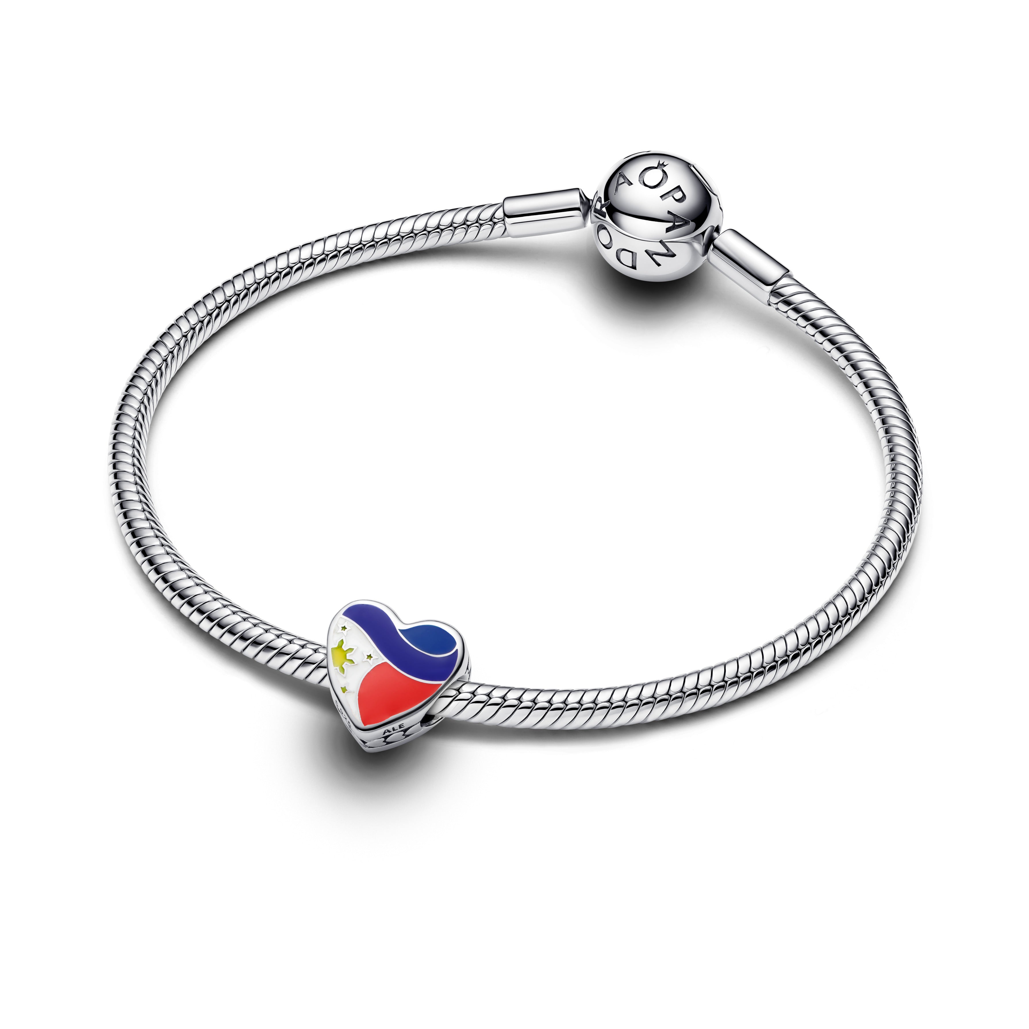 PANDORA Philippine Colors Charm Enamel Travel Charms Bracelet Charm Jewelry Gift