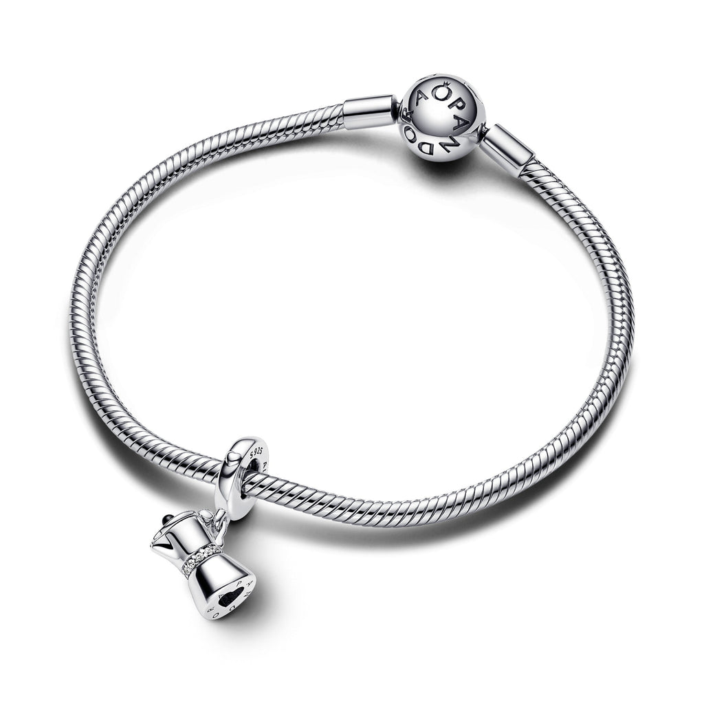 PANDORA Moka Pot Dangle Charm Enamel Charms Bracelet Charm Jewelry Gift