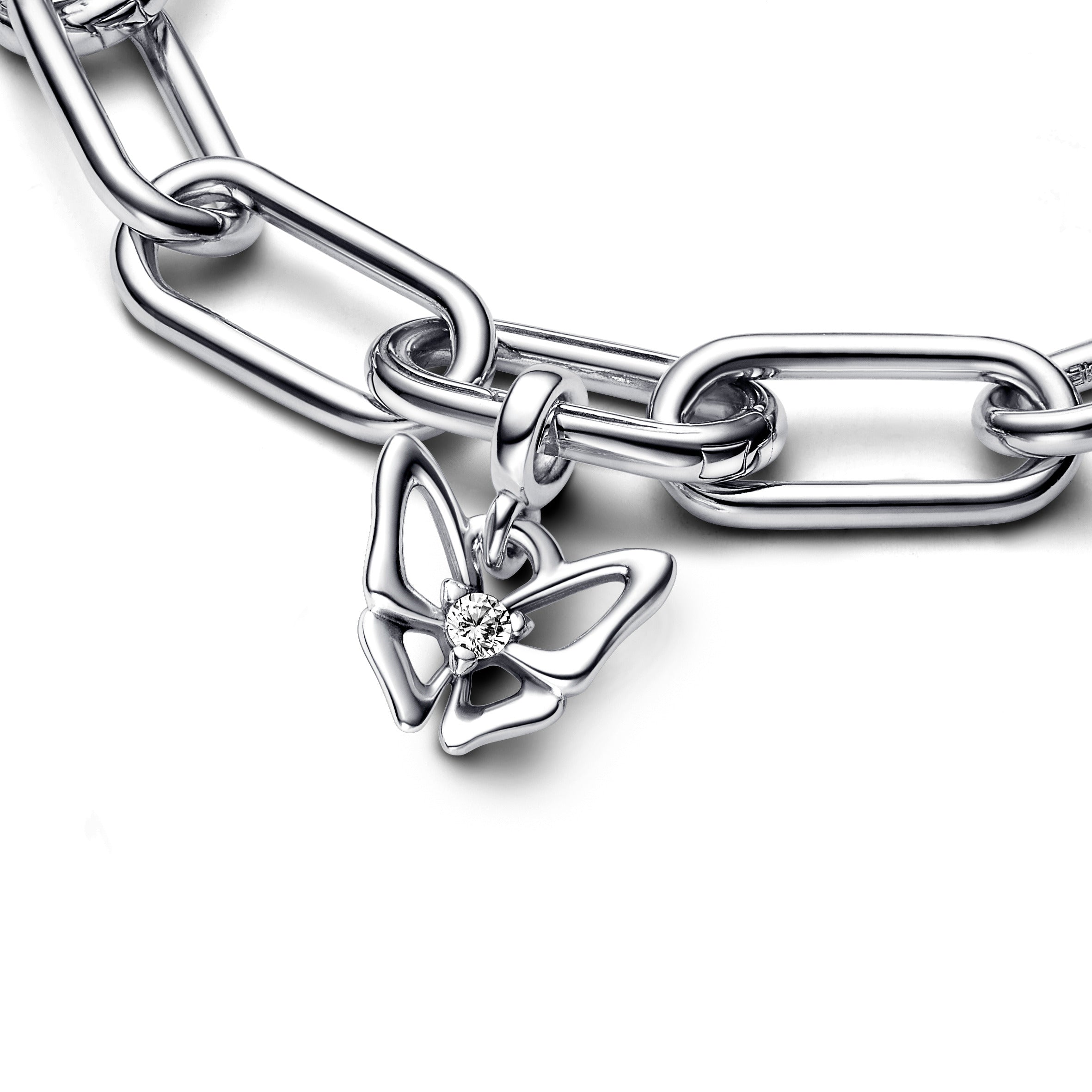 PANDORA ME Butterfly Mini Dangle Sterling Silver Charms Bracelet Charm Jewelry Gift