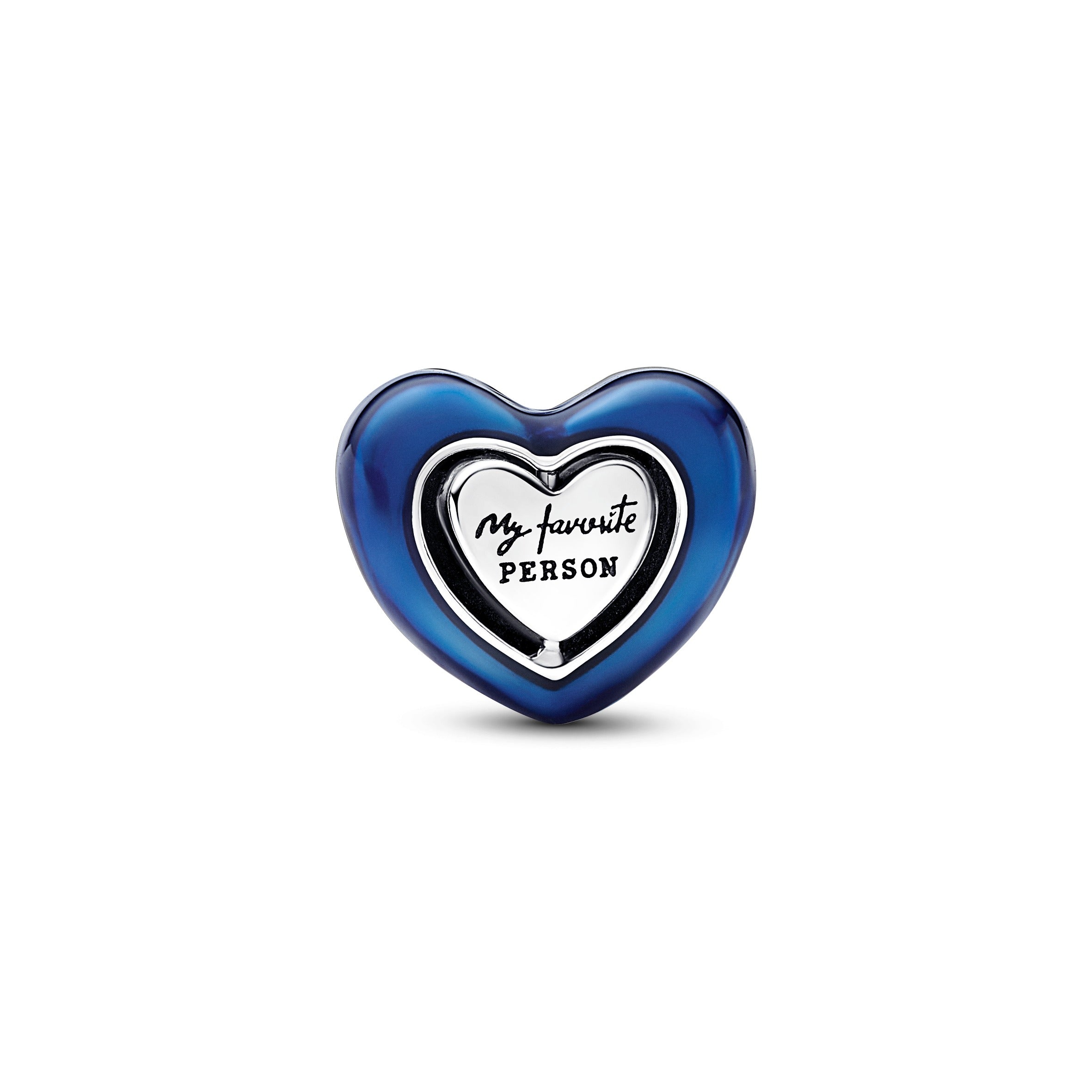 PANDORA Blue Spinnable Heart Charm Cubic Zirconia Love Charms Bracelet Charm Jewelry Gift