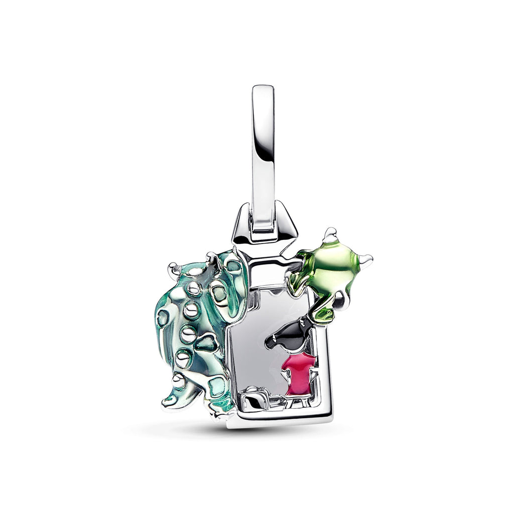 PANDORA Disney Pixar Monsters Inc Door Dangle Charm Cubic Zirconia Disney X PANDORA Charms Bracelet Charm Jewelry Gift