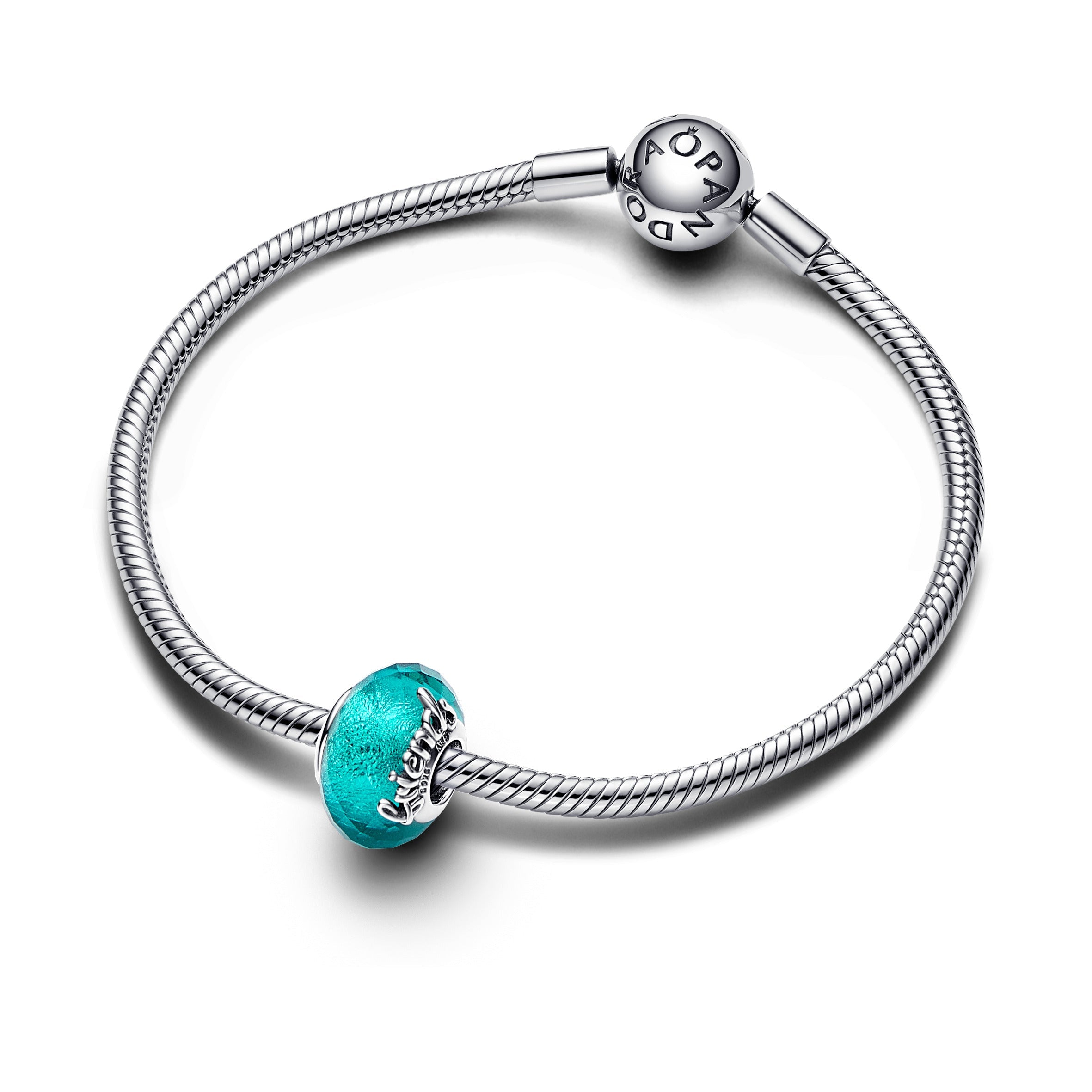 PANDORA Faceted Murano Glass Friendship Charm Charms Bracelet Charm Jewelry Gift