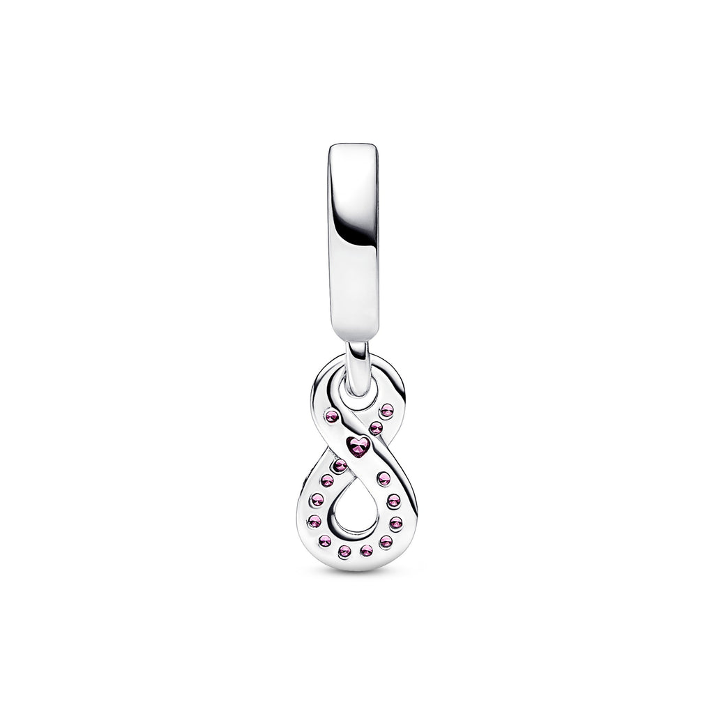 PANDORA Sparkling Infinity Dangle Charm Charms Bracelet Charm Jewelry Gift