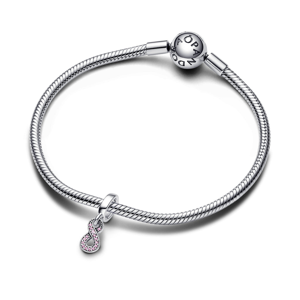 PANDORA Sparkling Infinity Dangle Charm Charms Bracelet Charm Jewelry Gift