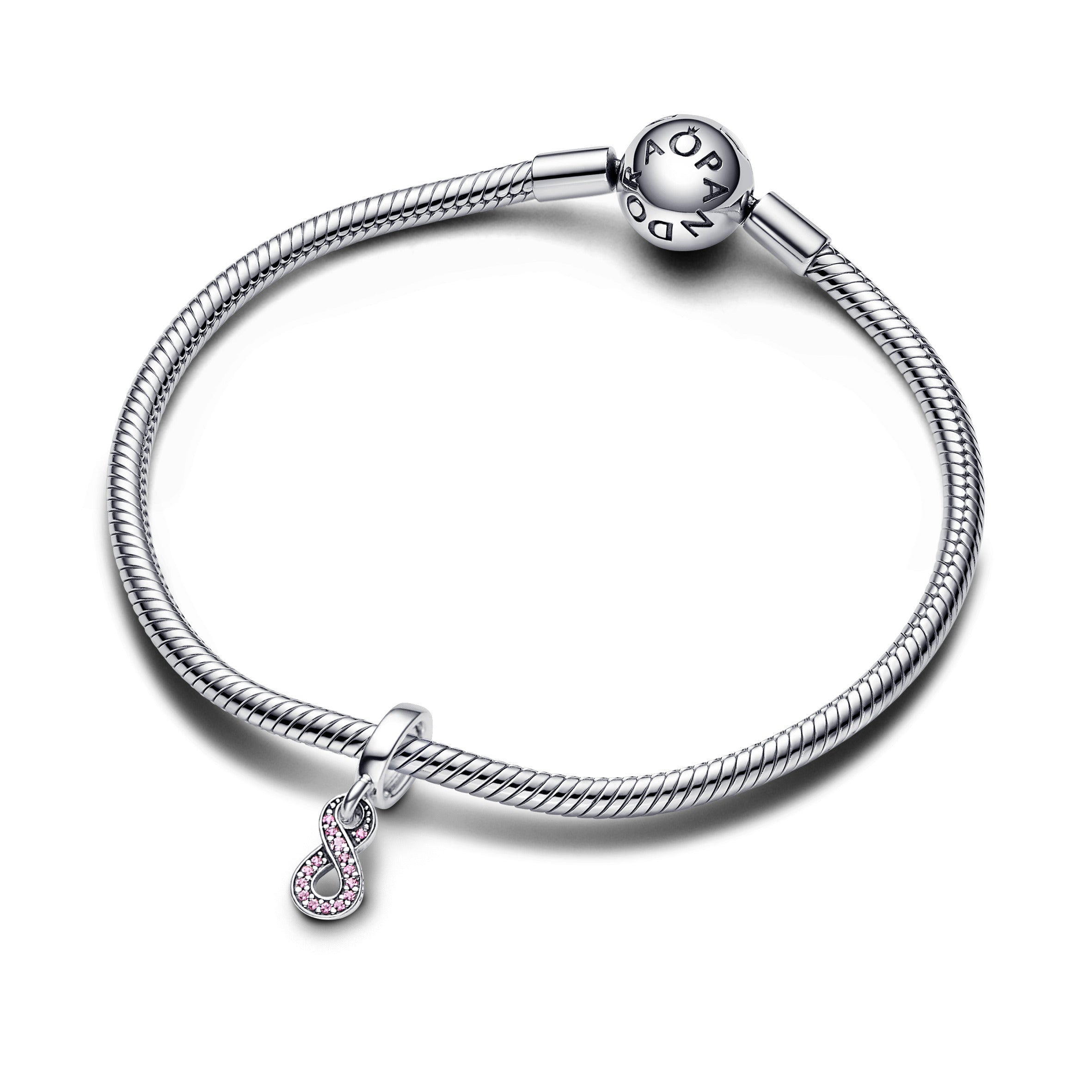 PANDORA Sparkling Infinity Dangle Charm Charms Bracelet Charm Jewelry Gift