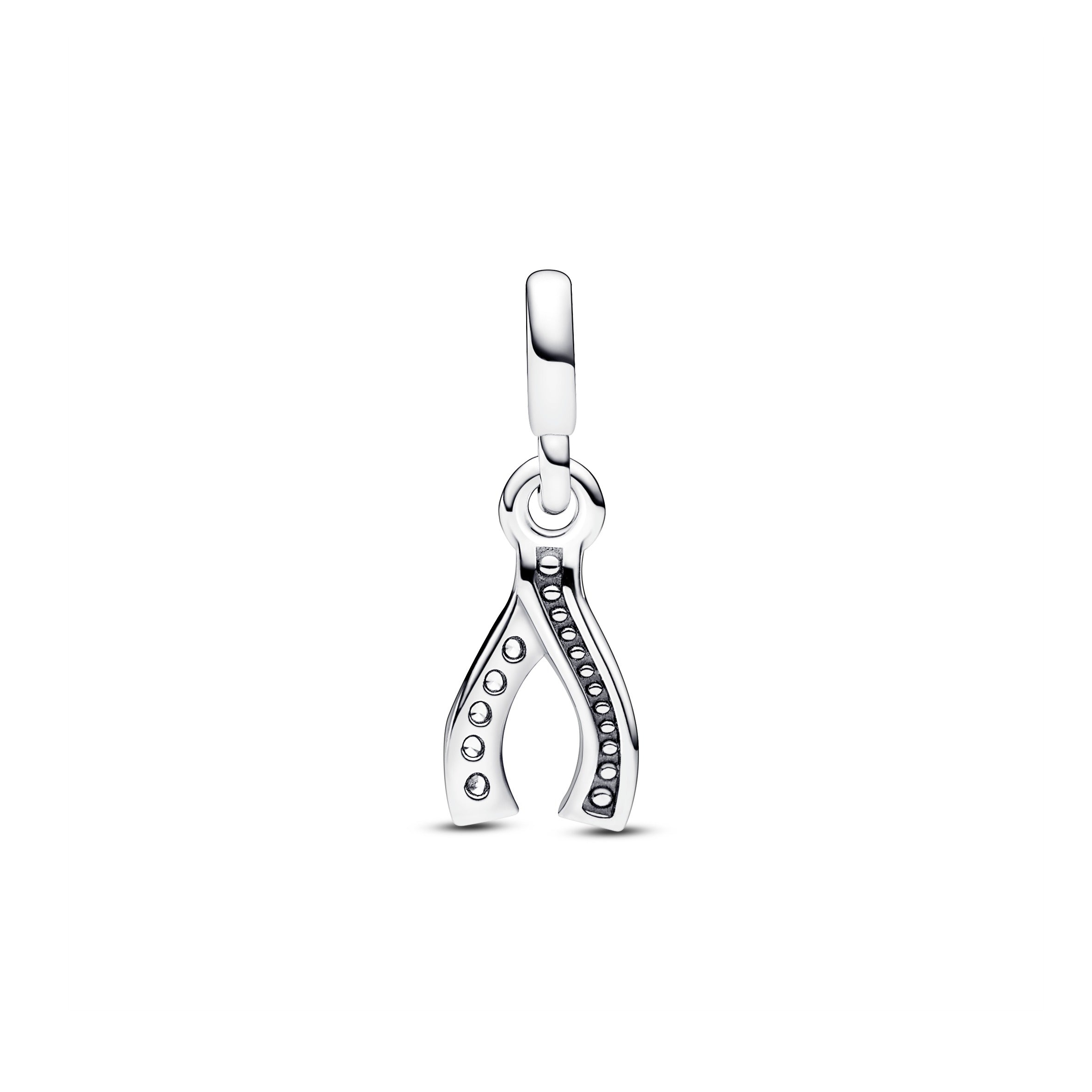 PANDORA ME Wishbone Mini Dangle Cubic Zirconia Charms Bracelet Charm Jewelry Gift