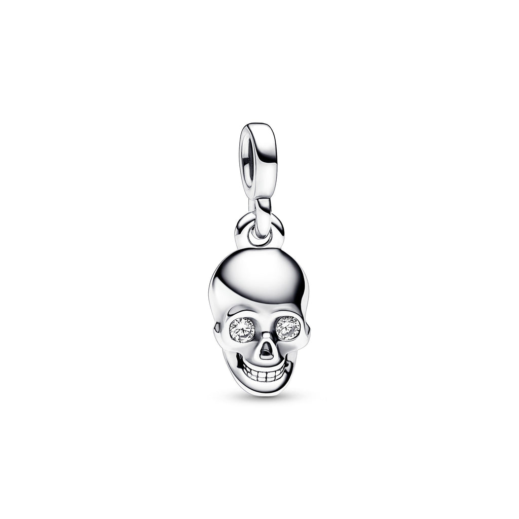 PANDORA ME Skull Mini Dangle Sterling Silver Charms Bracelet Charm Jewelry Gift