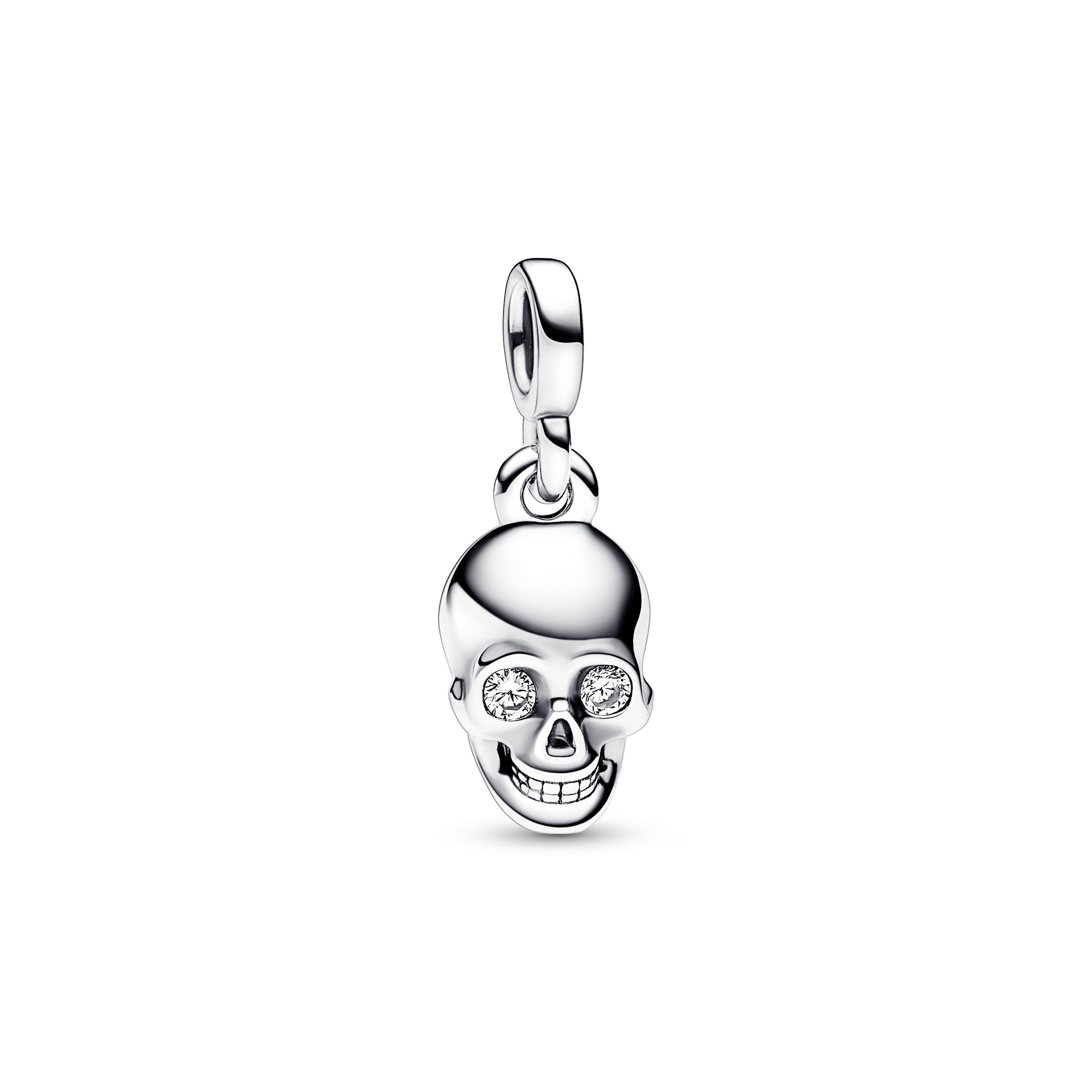 PANDORA ME Skull Mini Dangle Sterling Silver Charms Bracelet Charm Jewelry Gift