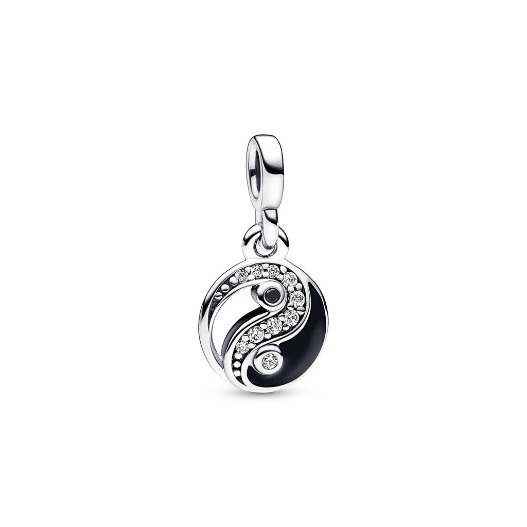 PANDORA ME Sparkling Yin And Yang Mini Dangle Cubic Zirconia Charms Bracelet Charm Jewelry Gift