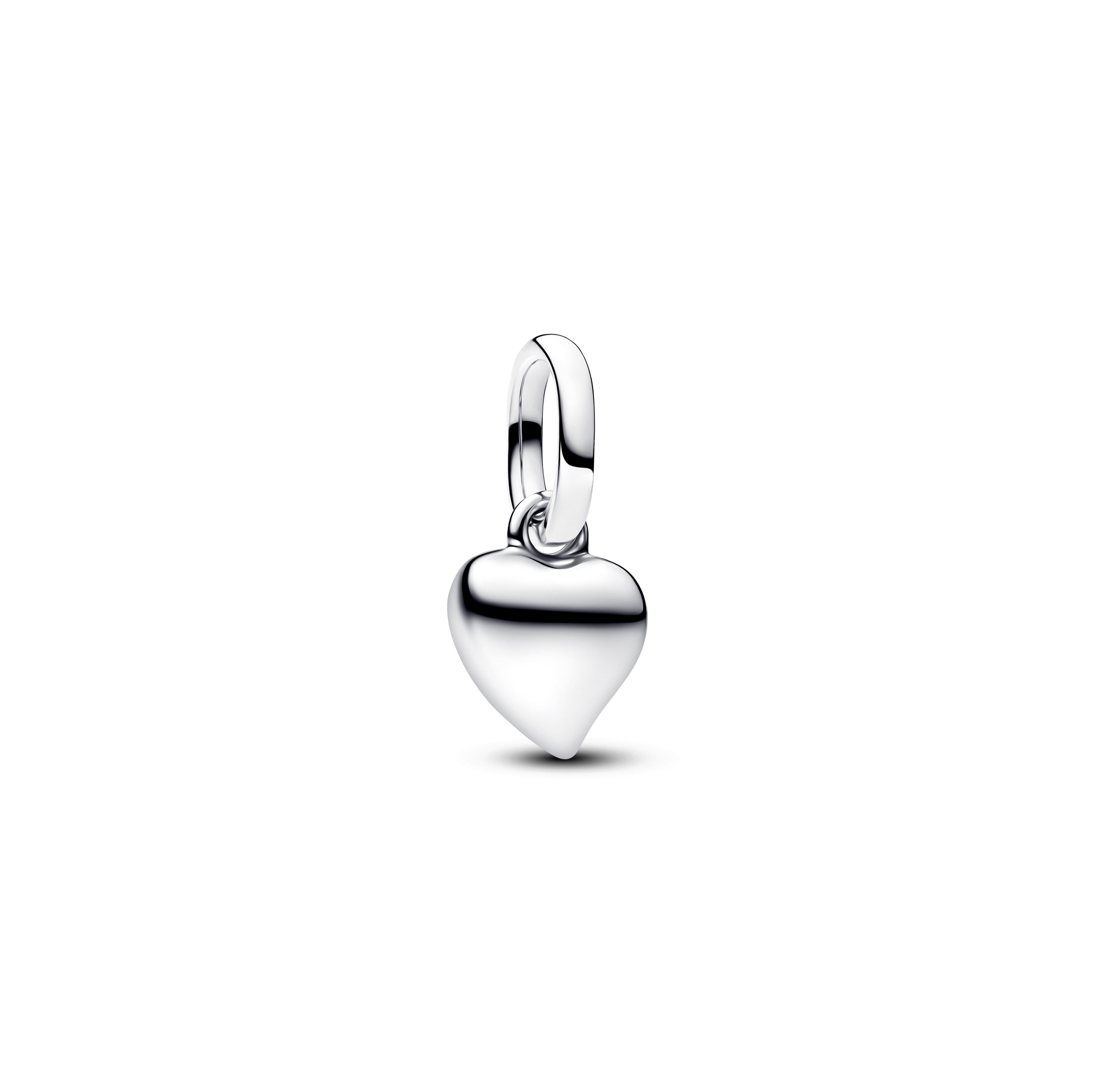 PANDORA Heart Mini Dangle Charm Sterling Silver Charms Bracelet Charm Jewelry Gift