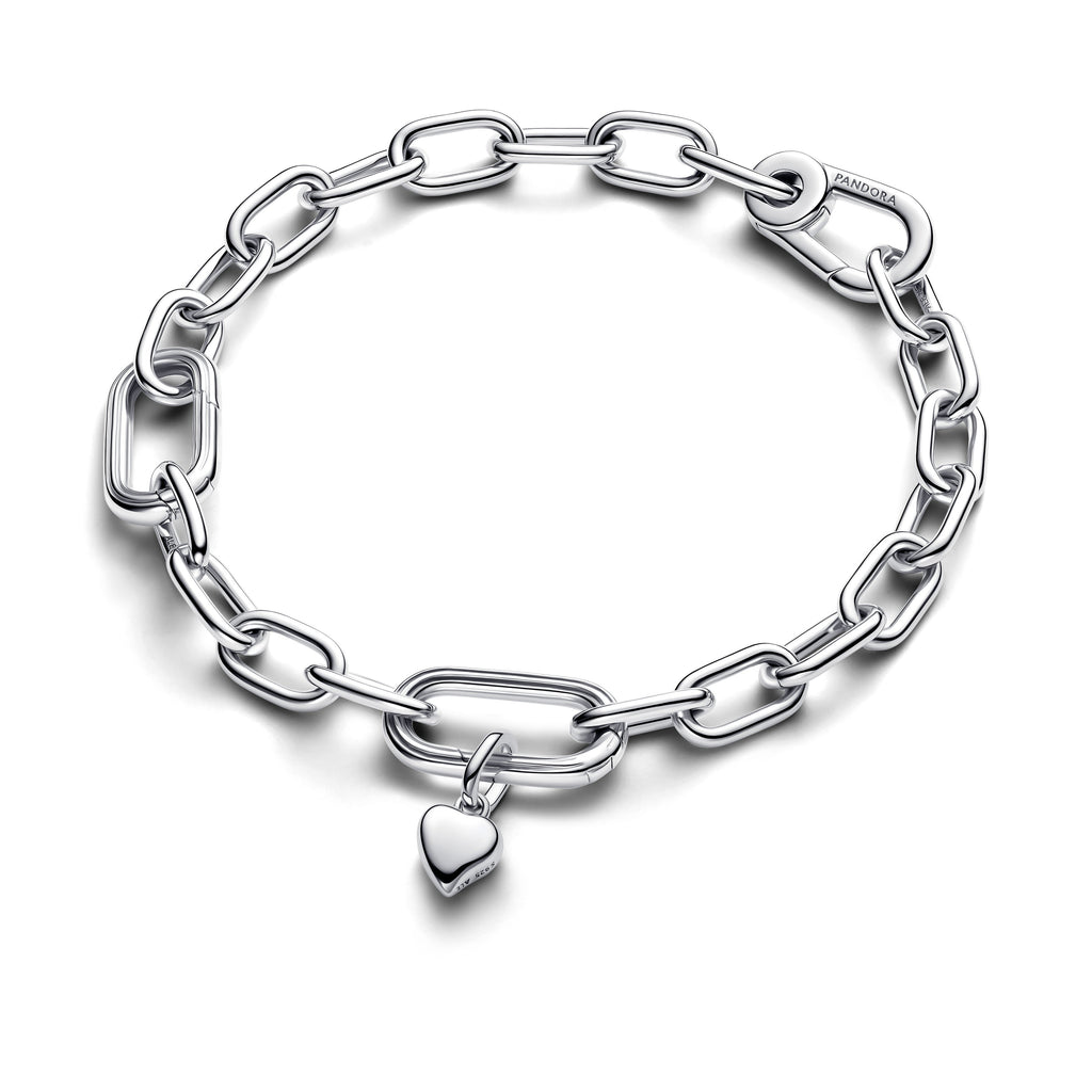 PANDORA Heart Mini Dangle Charm Sterling Silver Charms Bracelet Charm Jewelry Gift