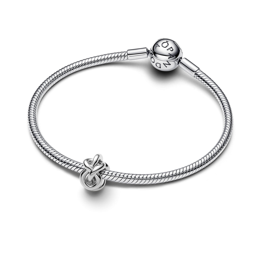 PANDORA Infinity Knot Charm Sterling Silver Charms Bracelet Charm Jewelry Gift