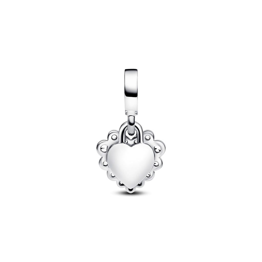 PANDORA Sparkling Heart Double Dangle Charm Cubic Zirconia Mothers Day Charms Bracelet Charm Jewelry Gift