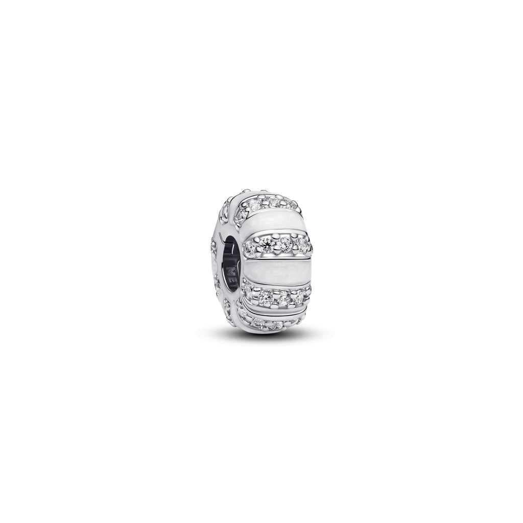 PANDORA Stones And Enamel Clip Charm Cubic Zirconia Charms Bracelet Charm Jewelry Gift