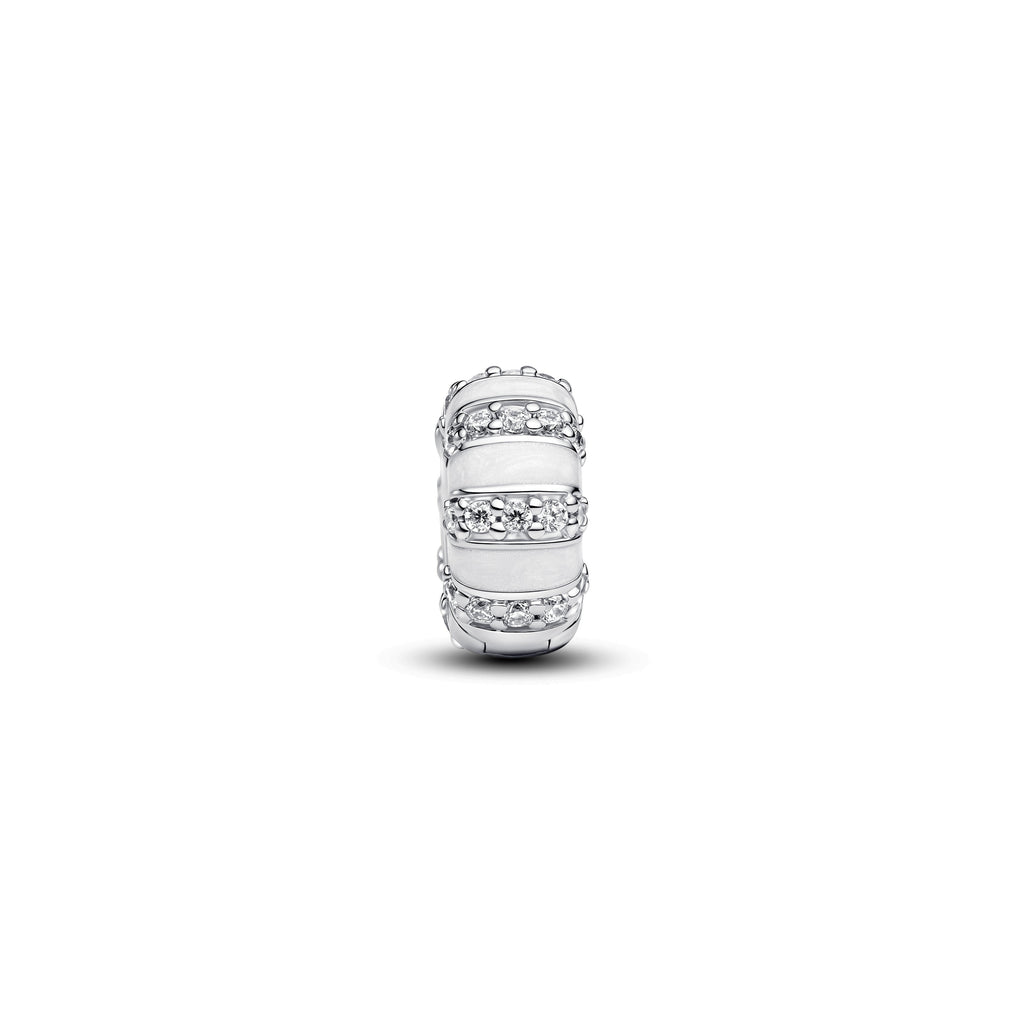 PANDORA Stones And Enamel Clip Charm Cubic Zirconia Charms Bracelet Charm Jewelry Gift