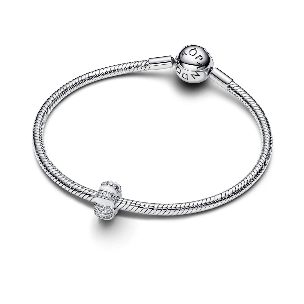PANDORA Stones And Enamel Clip Charm Cubic Zirconia Charms Bracelet Charm Jewelry Gift