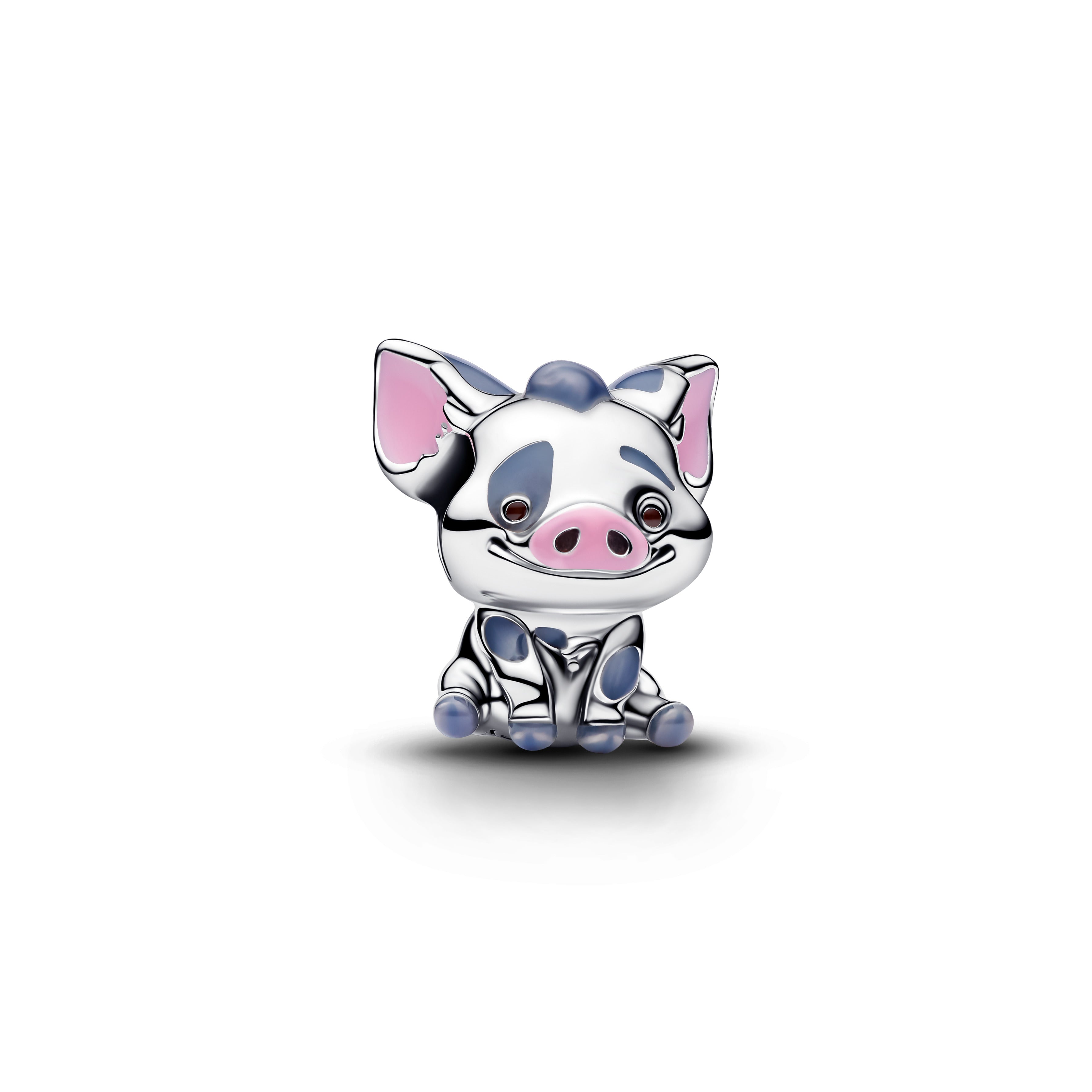 PANDORA Disney Moana Pua The Pig Charm Enamel Animals Charms Bracelet Charm Jewelry Gift