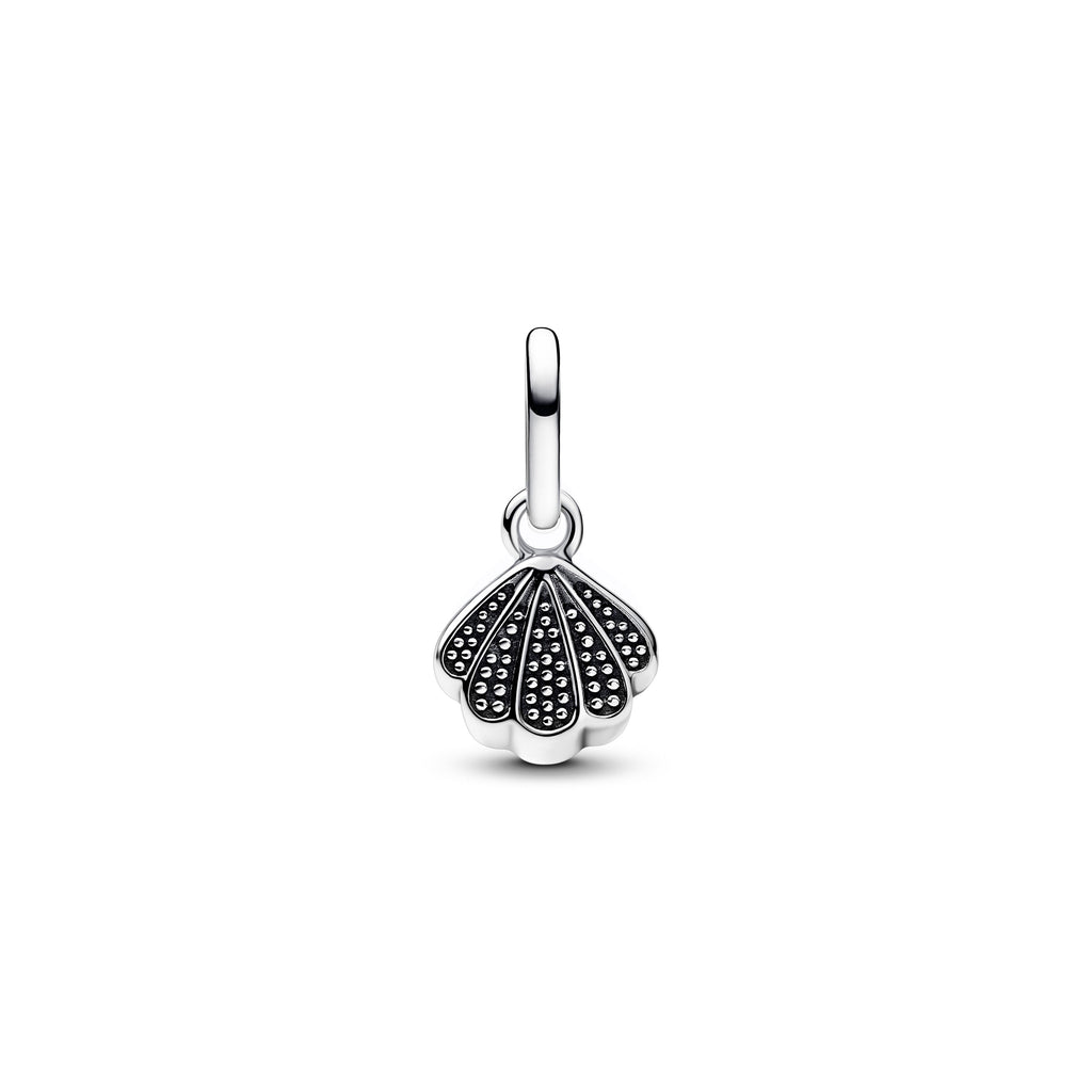PANDORA Sparkling Shell Mini Dangle Charm Cubic Zirconia Summer Charms Bracelet Charm Jewelry Gift