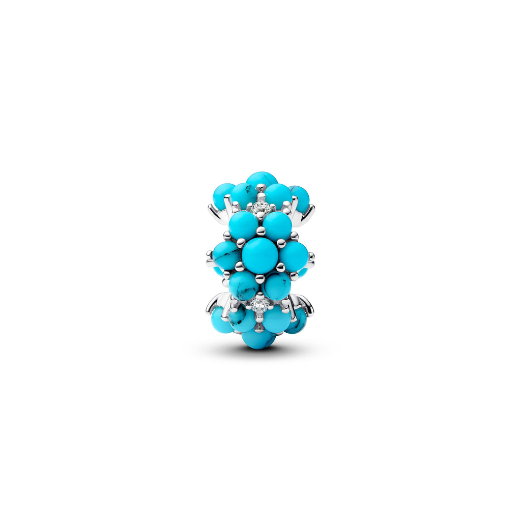 PANDORA Turquoise-colored Ocean Charm Cubic Zirconia Summer Charms Bracelet Charm Jewelry Gift