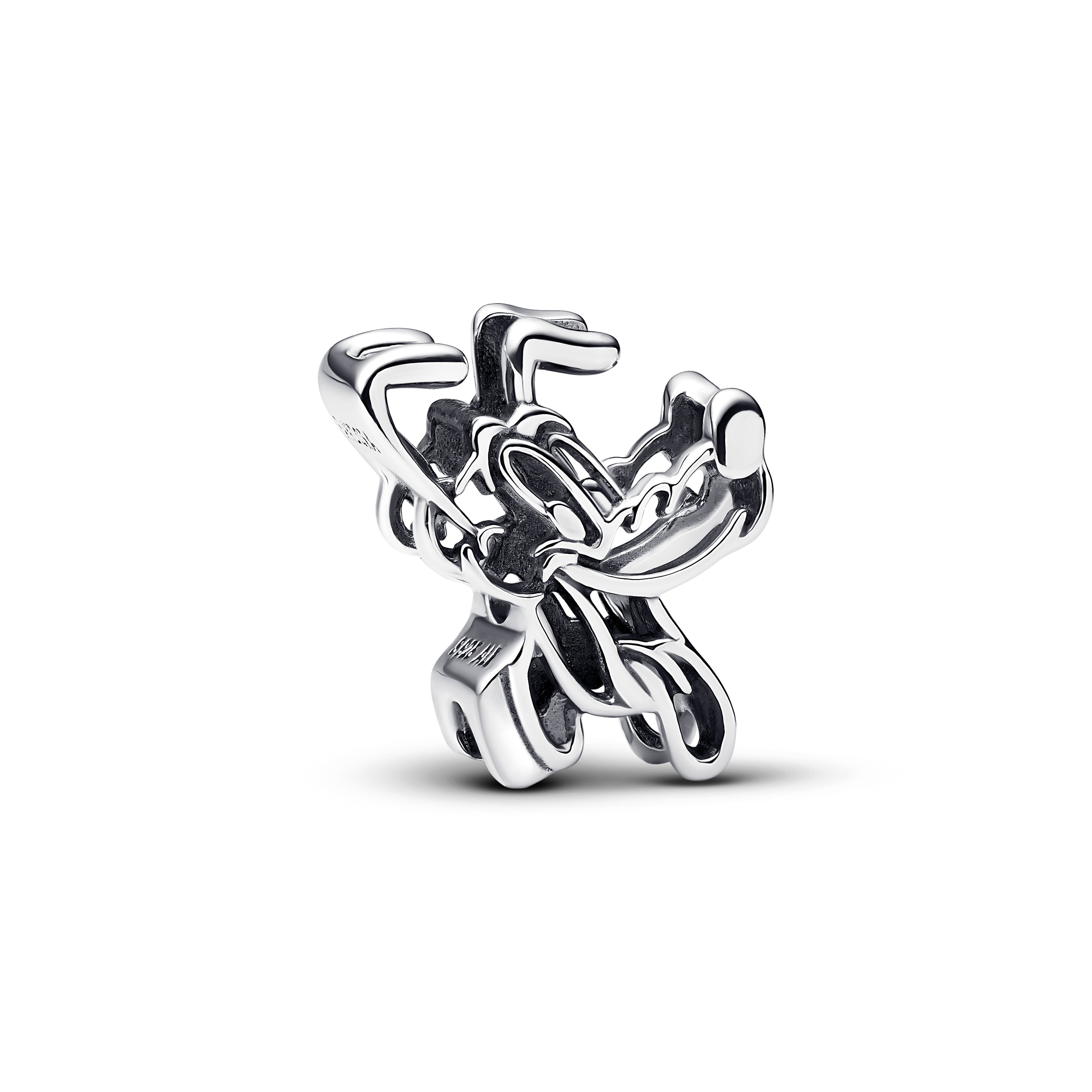 PANDORA Disney Pluto Openwork Charm Sterling Silver Disney X PANDORA Charms Bracelet Charm Jewelry Gift