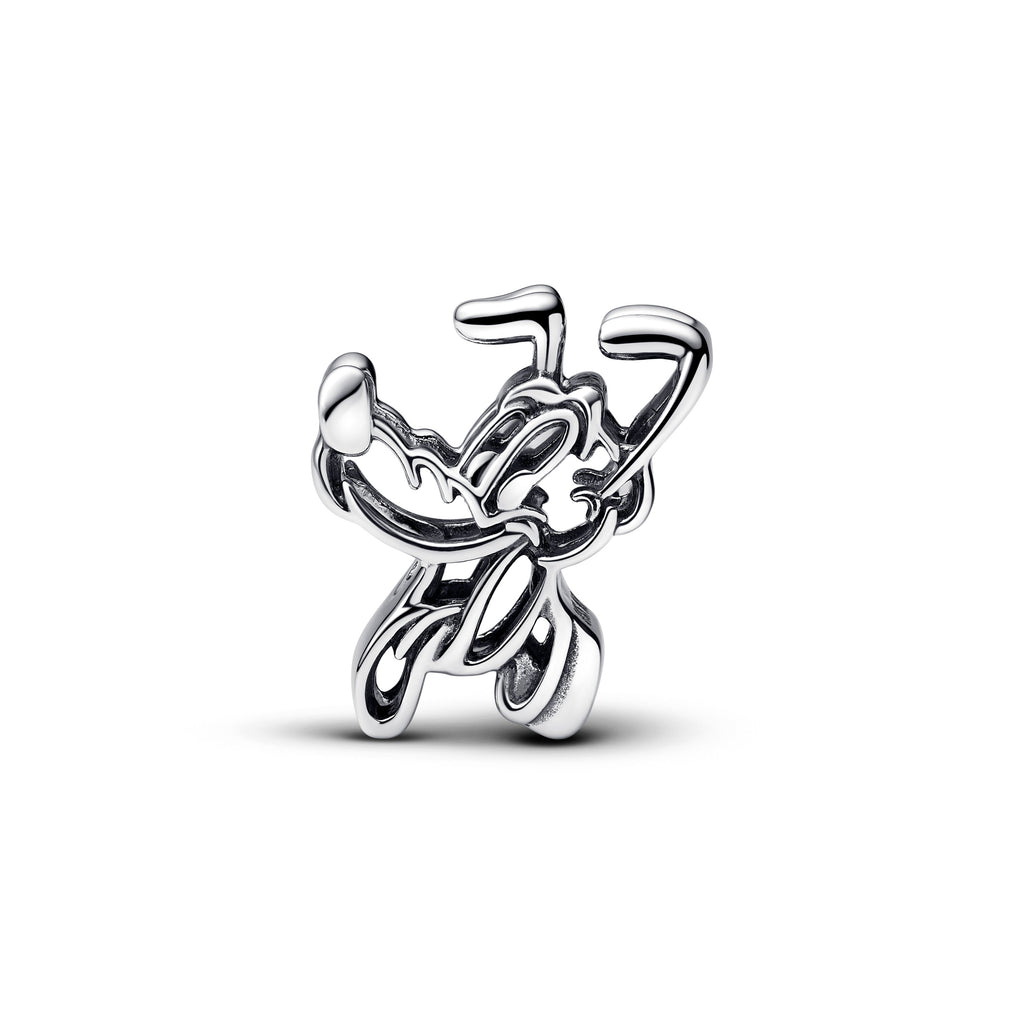 PANDORA Disney Pluto Openwork Charm Sterling Silver Disney X PANDORA Charms Bracelet Charm Jewelry Gift