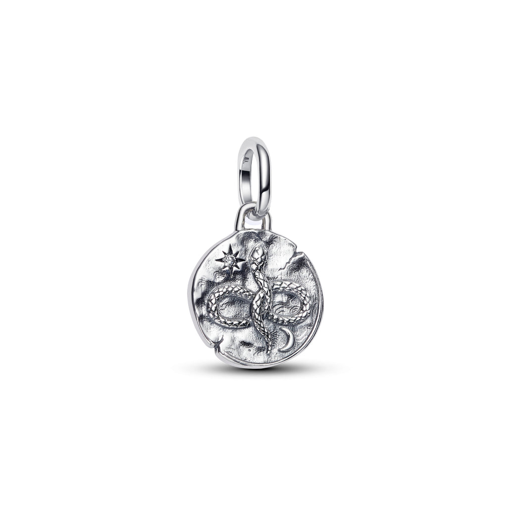 PANDORA Infinity Snake Medallion Charm Cubic Zirconia Silver Symbols Charms Bracelet Charm Jewelry Gift