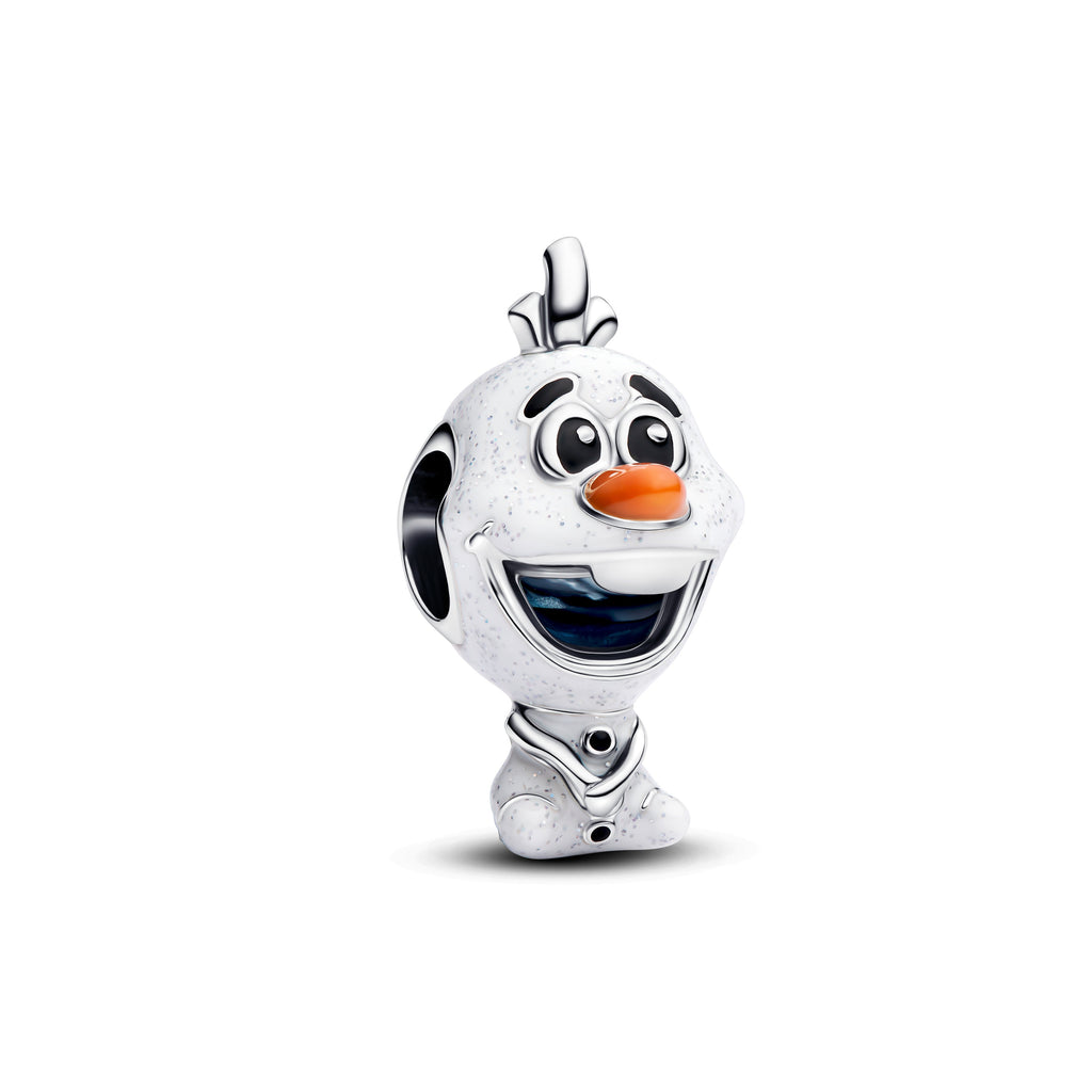PANDORA Disney Frozen Olaf Charm Enamel Disney X PANDORA Charms Bracelet Charm Jewelry Gift