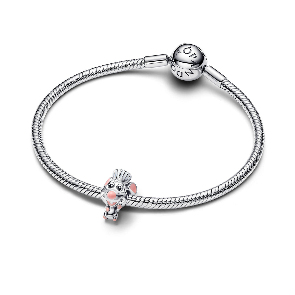 PANDORA Disney Pixar Ratatouille Remy Charm Enamel Disney X PANDORA Charms Bracelet Charm Jewelry Gift