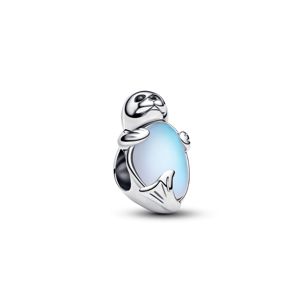 PANDORA Seal Charm Enamel Blue Animals Charms Bracelet Charm Jewelry Gift