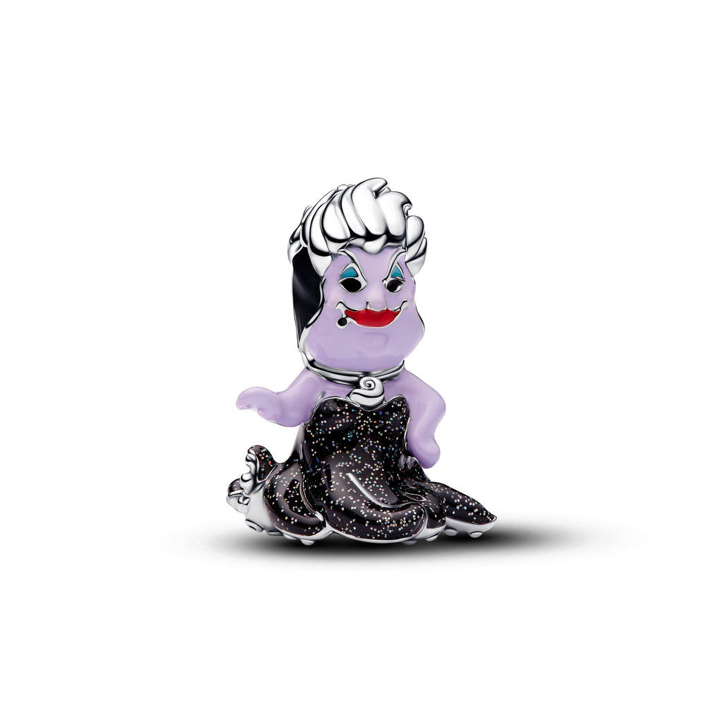 PANDORA Disney Villains Ursula Charm Enamel Black Charms Bracelet Charm Jewelry Gift