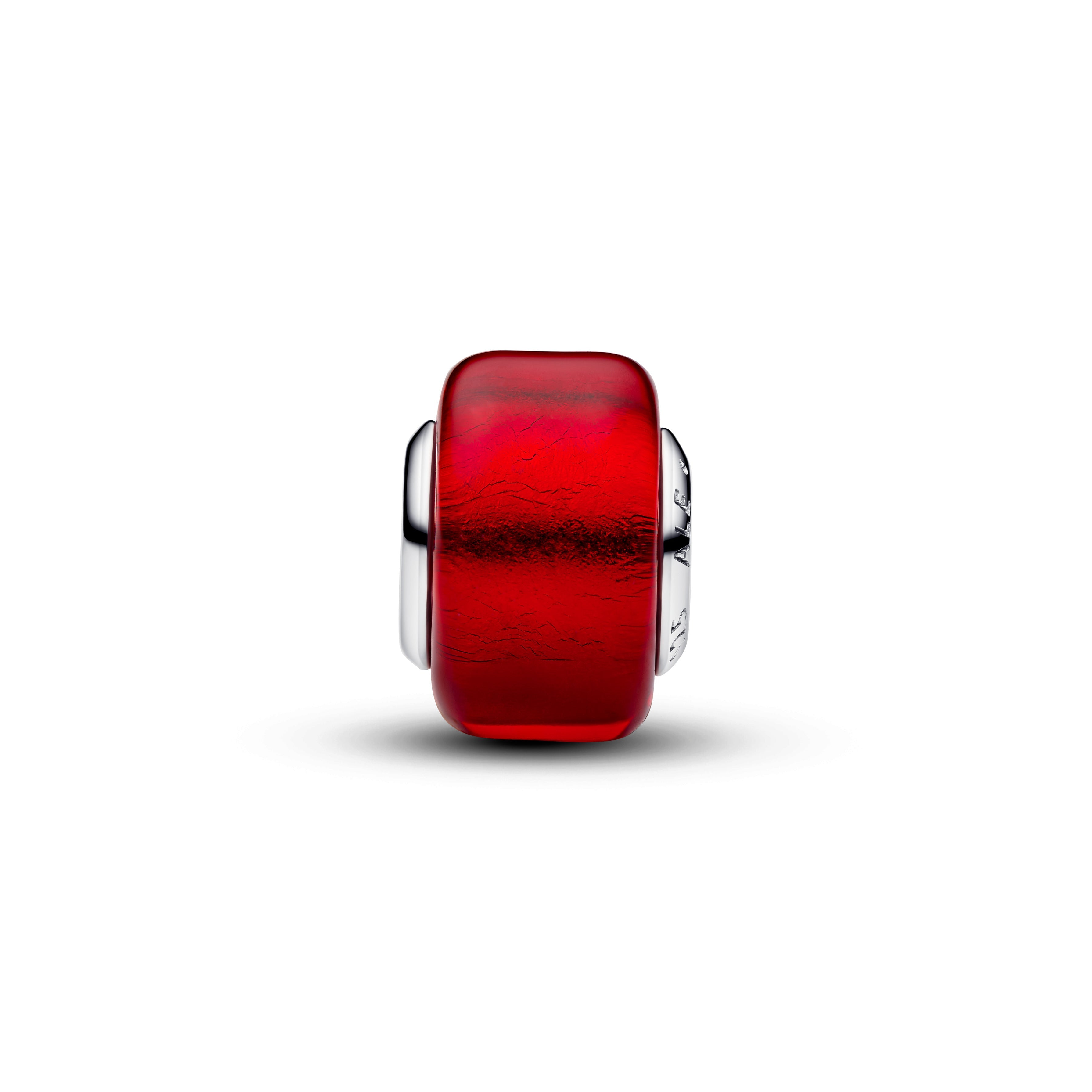 PANDORA Red Murano Glass Charm Gold Foil Colours Charms Bracelet Charm Jewelry Gift