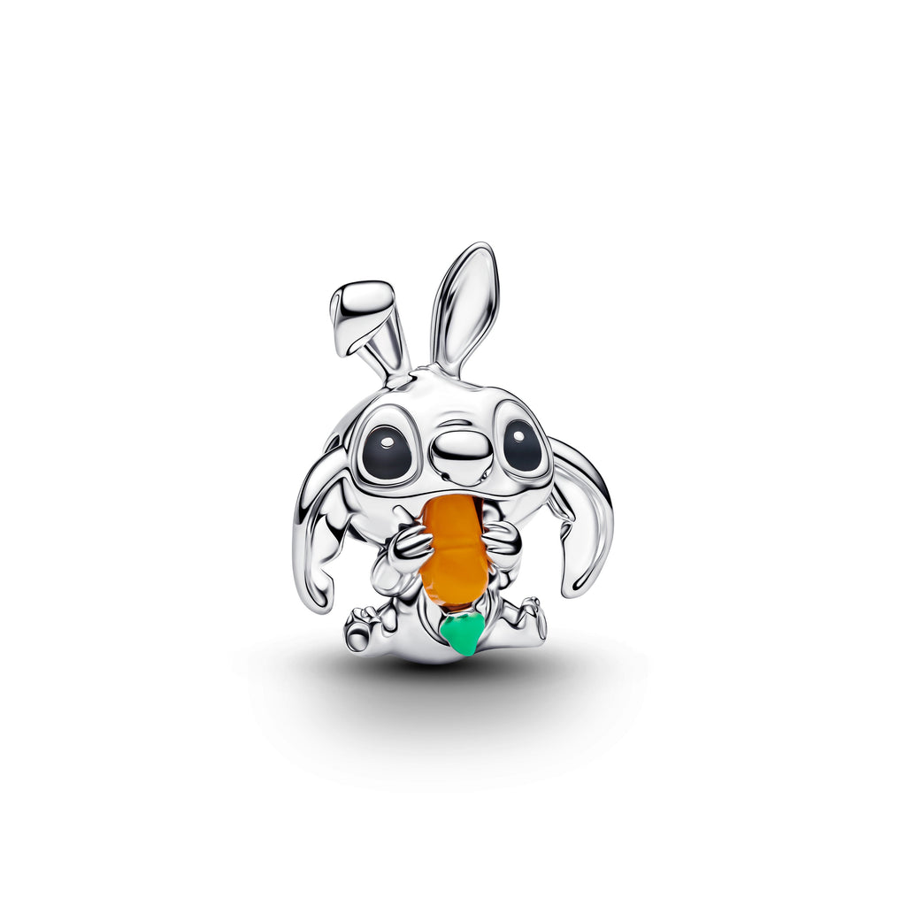 PANDORA Disney Stitch Easter Bunny Charm Enamel Disney X PANDORA Charms Bracelet Charm Jewelry Gift