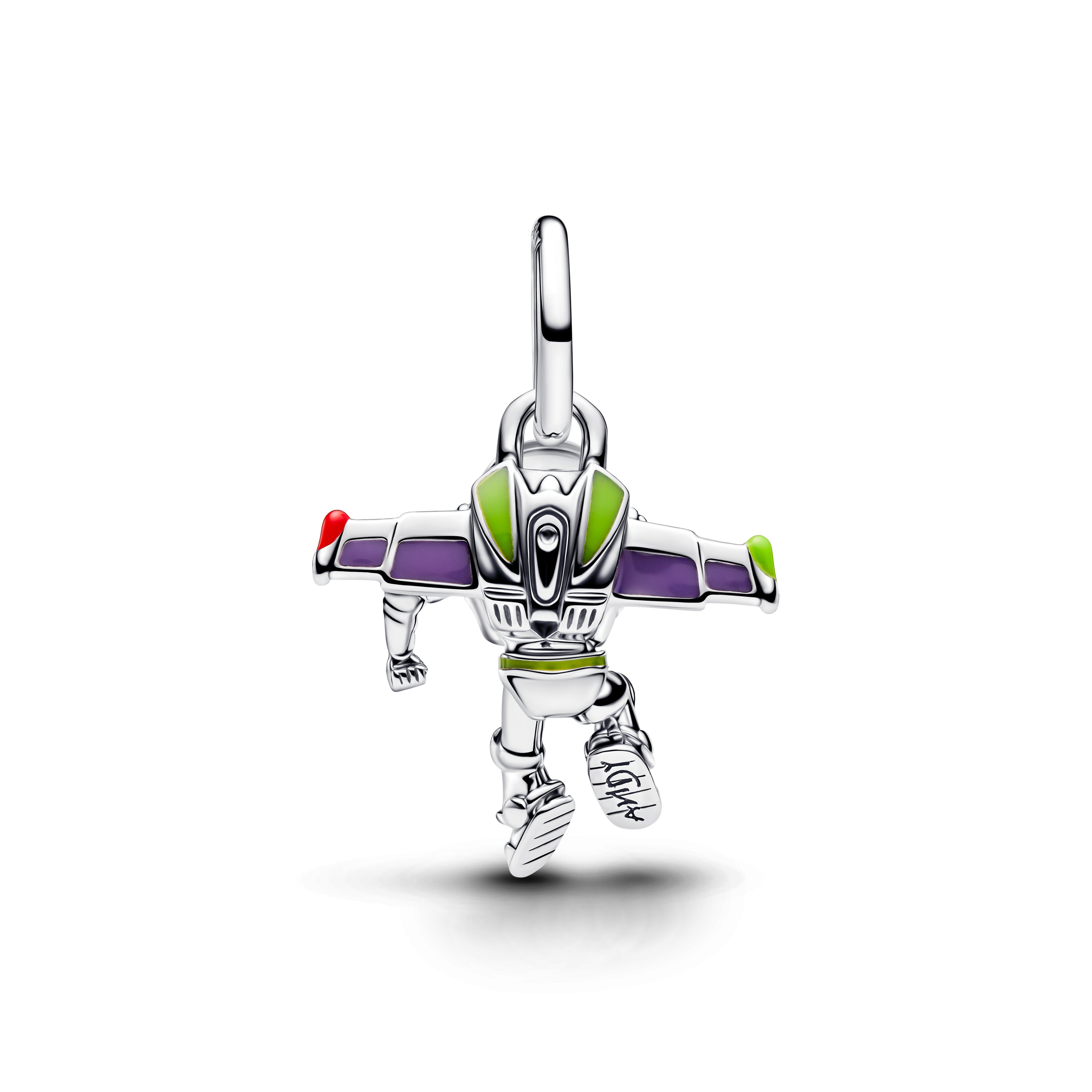 PANDORA Disney Pixar Buzz Lightyear Dangle Charm Enamel Charms Bracelet Charm Jewelry Gift