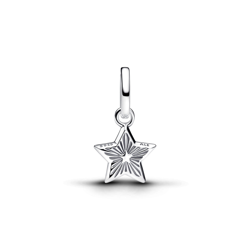 PANDORA Blue Star Mini Dangle Charm Imitation Lapis Lazuli Stars Charms Bracelet Charm Jewelry Gift