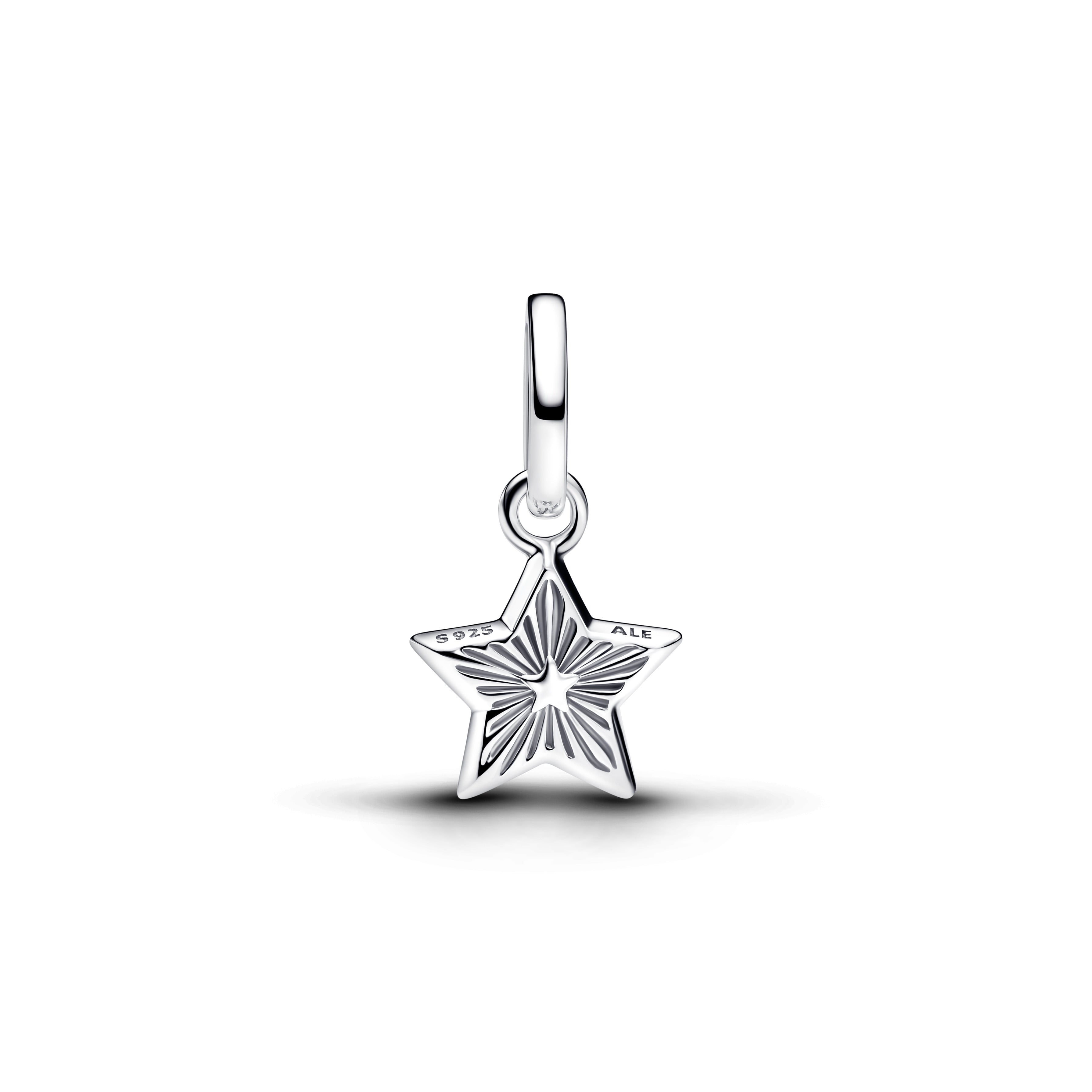PANDORA Blue Star Mini Dangle Charm Imitation Lapis Lazuli Stars Charms Bracelet Charm Jewelry Gift