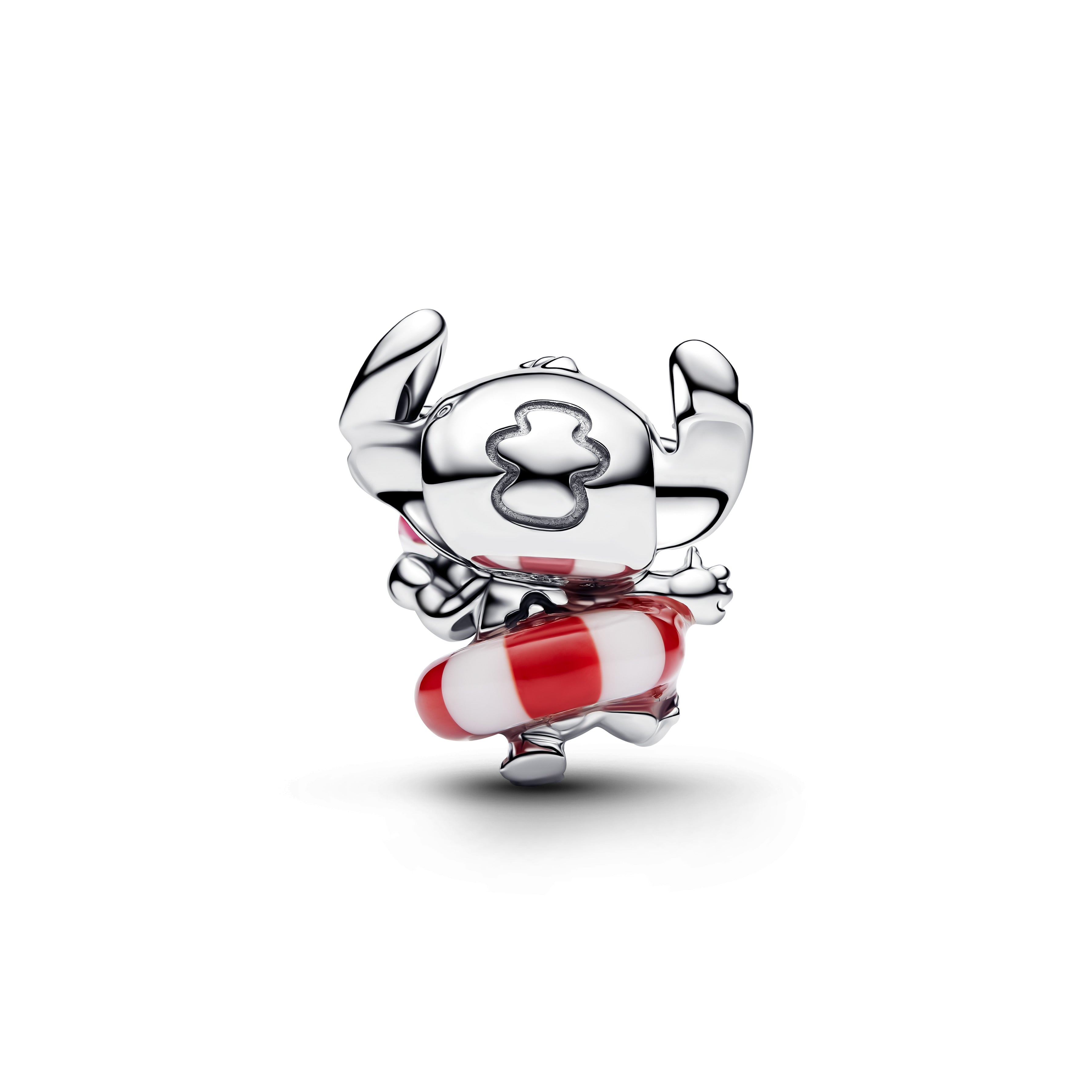 PANDORA Disney Stitch Summer Fun Charm Enamel Silver Animals And Pets Charms Bracelet Charm Jewelry Gift