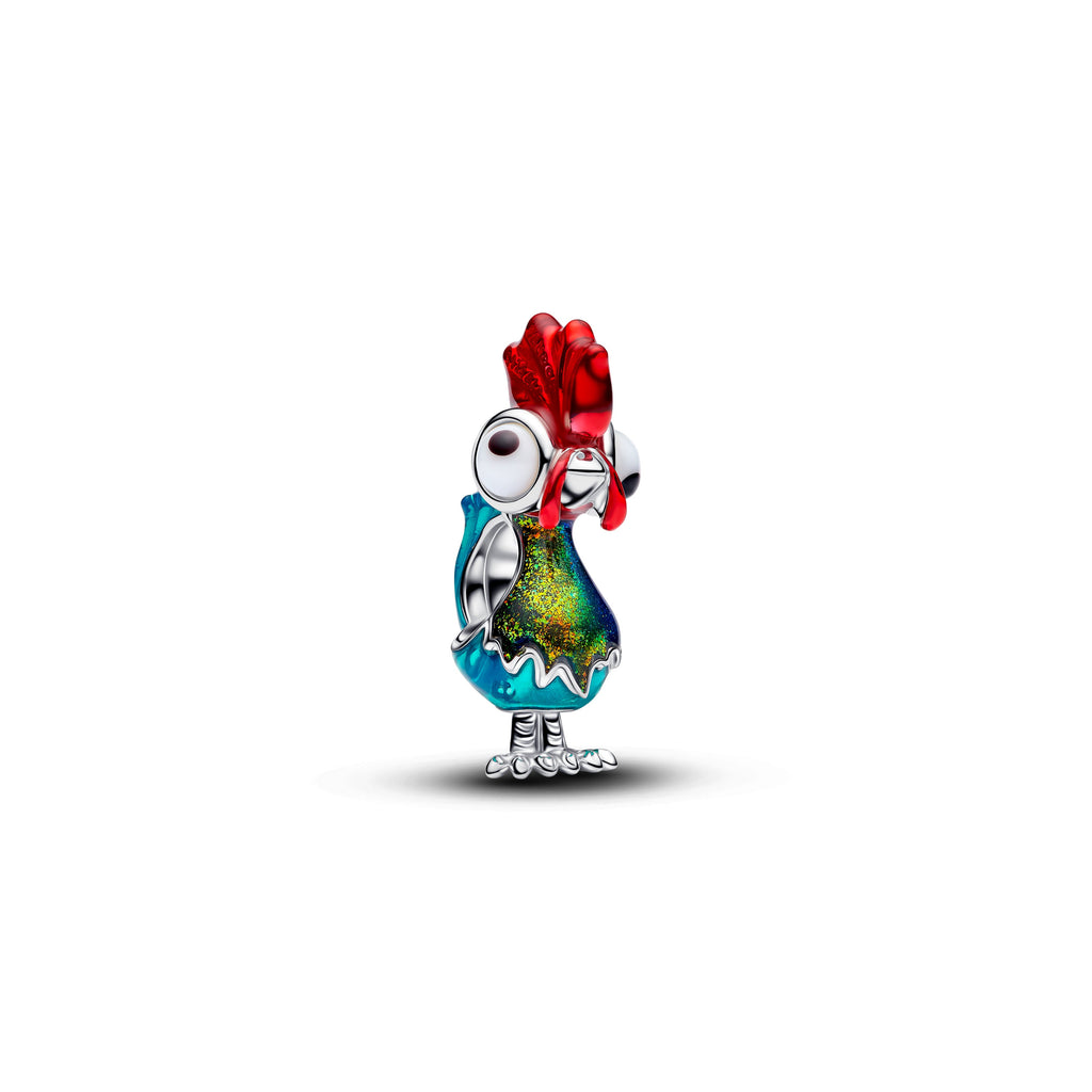 PANDORA Disney Heihei Charm Enamel Animals Charms Bracelet Charm Jewelry Gift