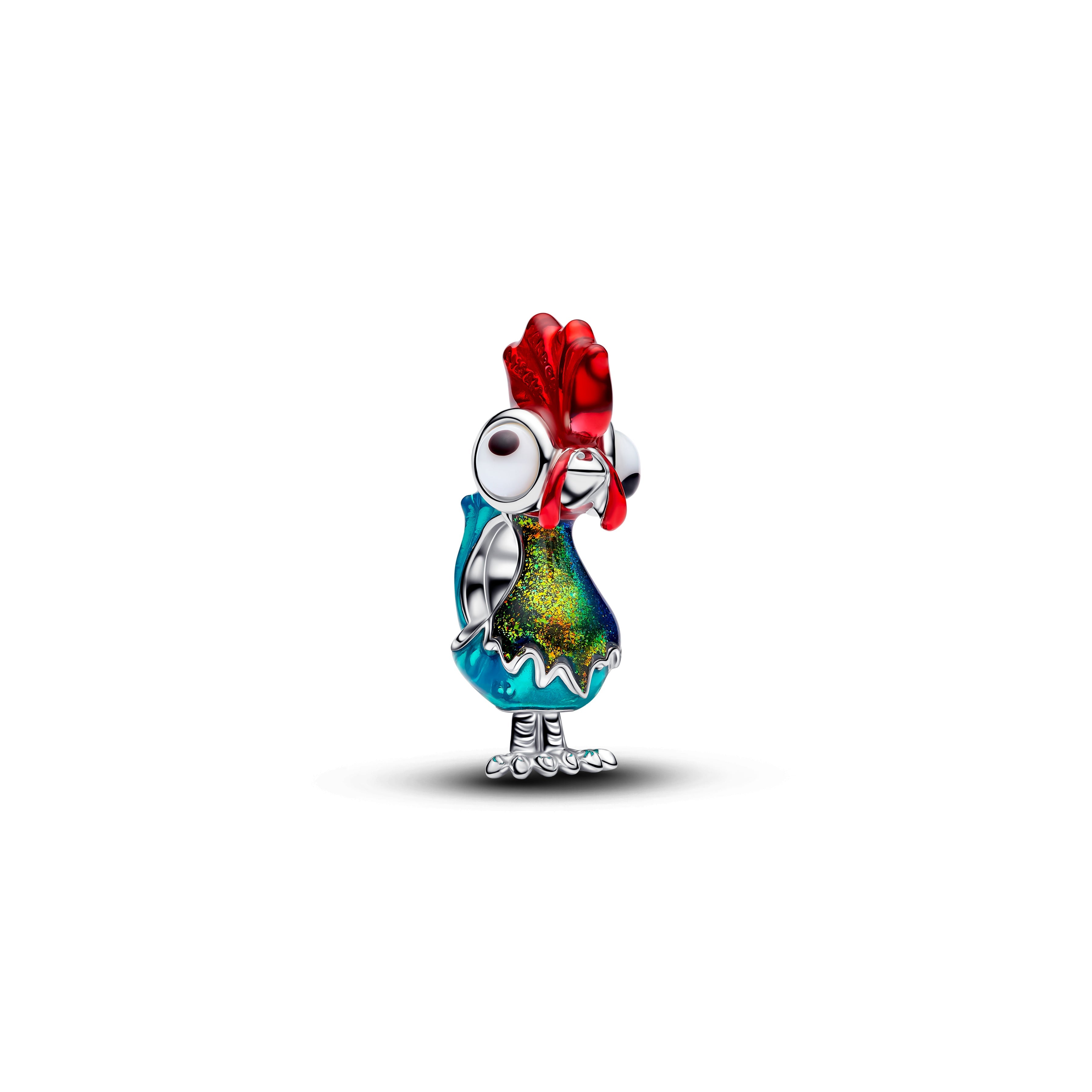 PANDORA Disney Heihei Charm Enamel Animals Charms Bracelet Charm Jewelry Gift