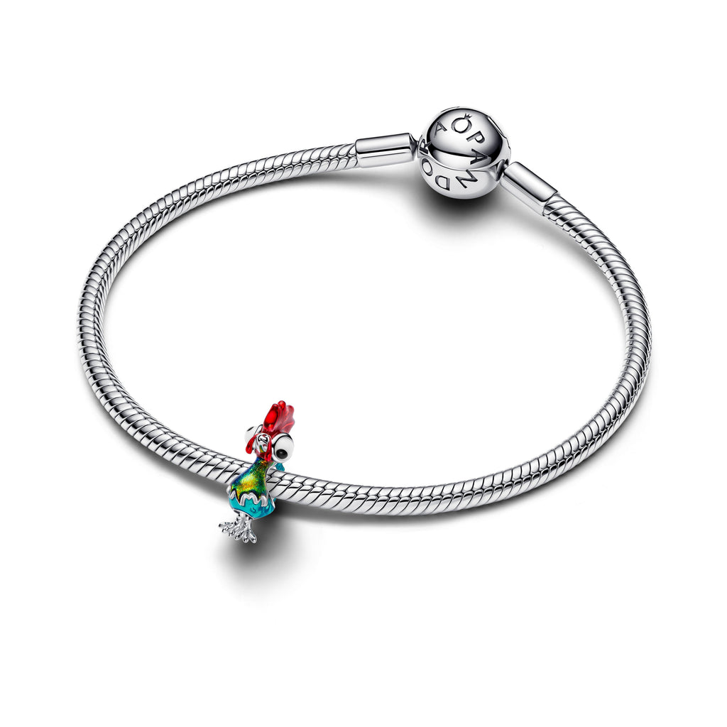 PANDORA Disney Heihei Charm Enamel Animals Charms Bracelet Charm Jewelry Gift