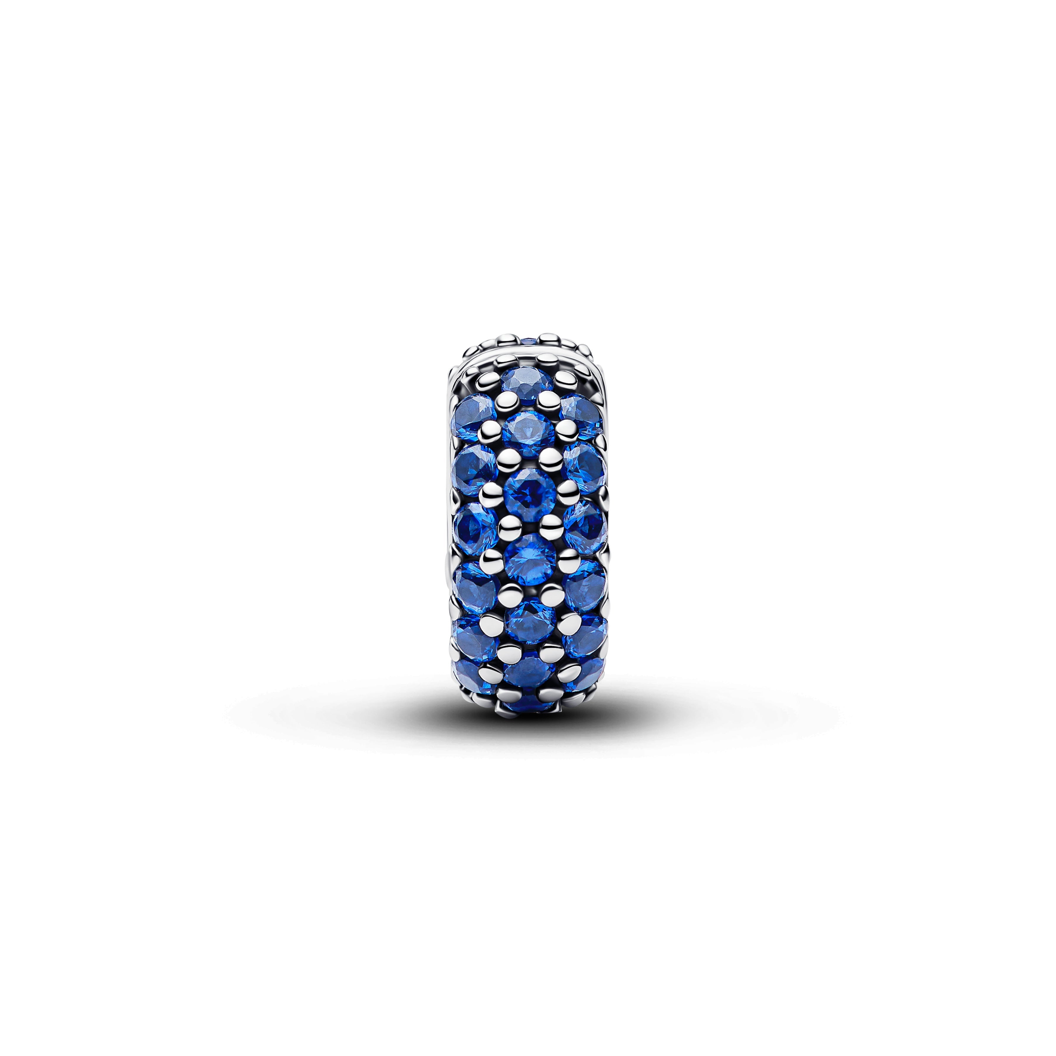 PANDORA Royal Blue Stone Clip Charm Man Made Crystal Summer Charms Bracelet Charm Jewelry Gift