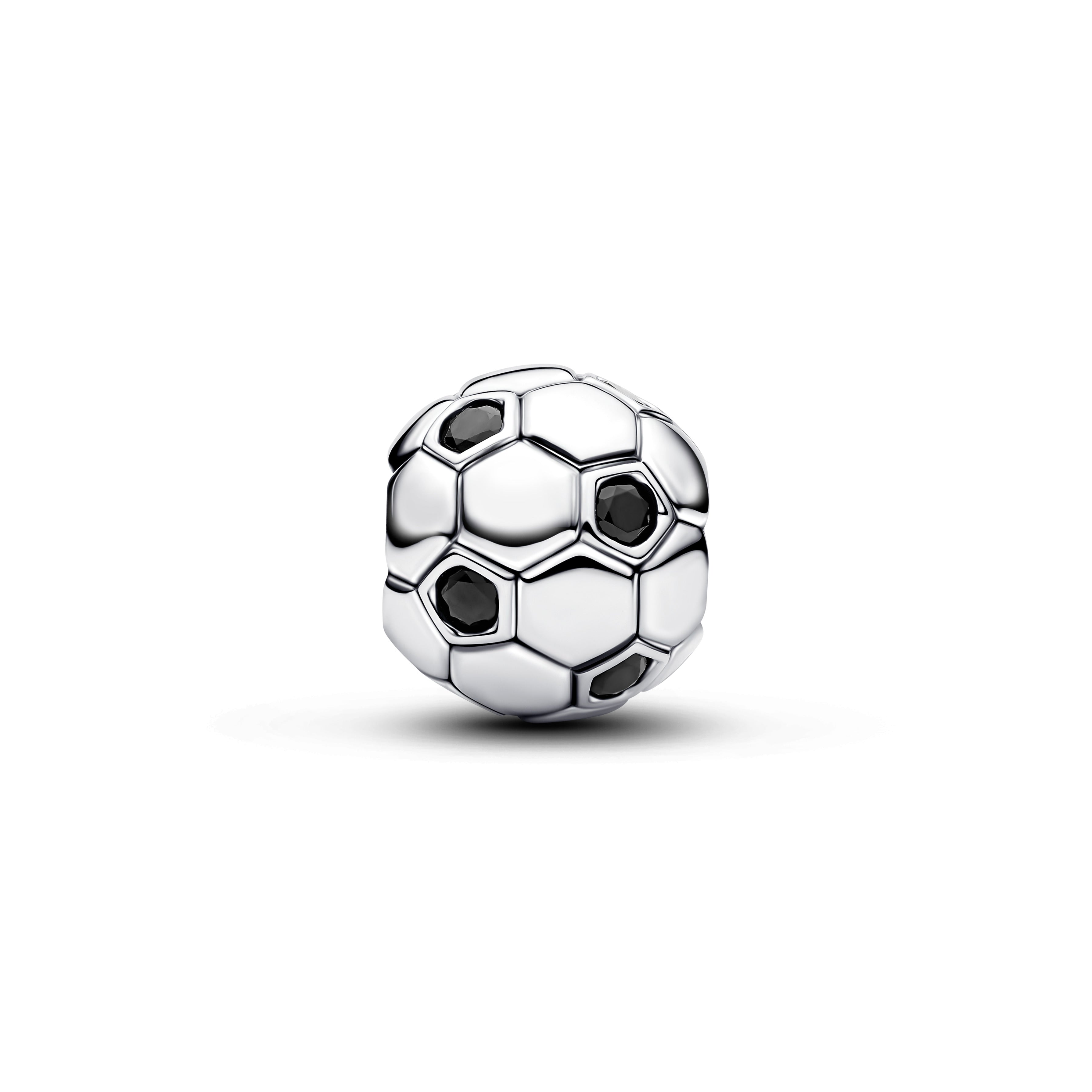 PANDORA Soccer Ball Charm Man Made Crystal Silver Sports Charms Bracelet Charm Jewelry Gift