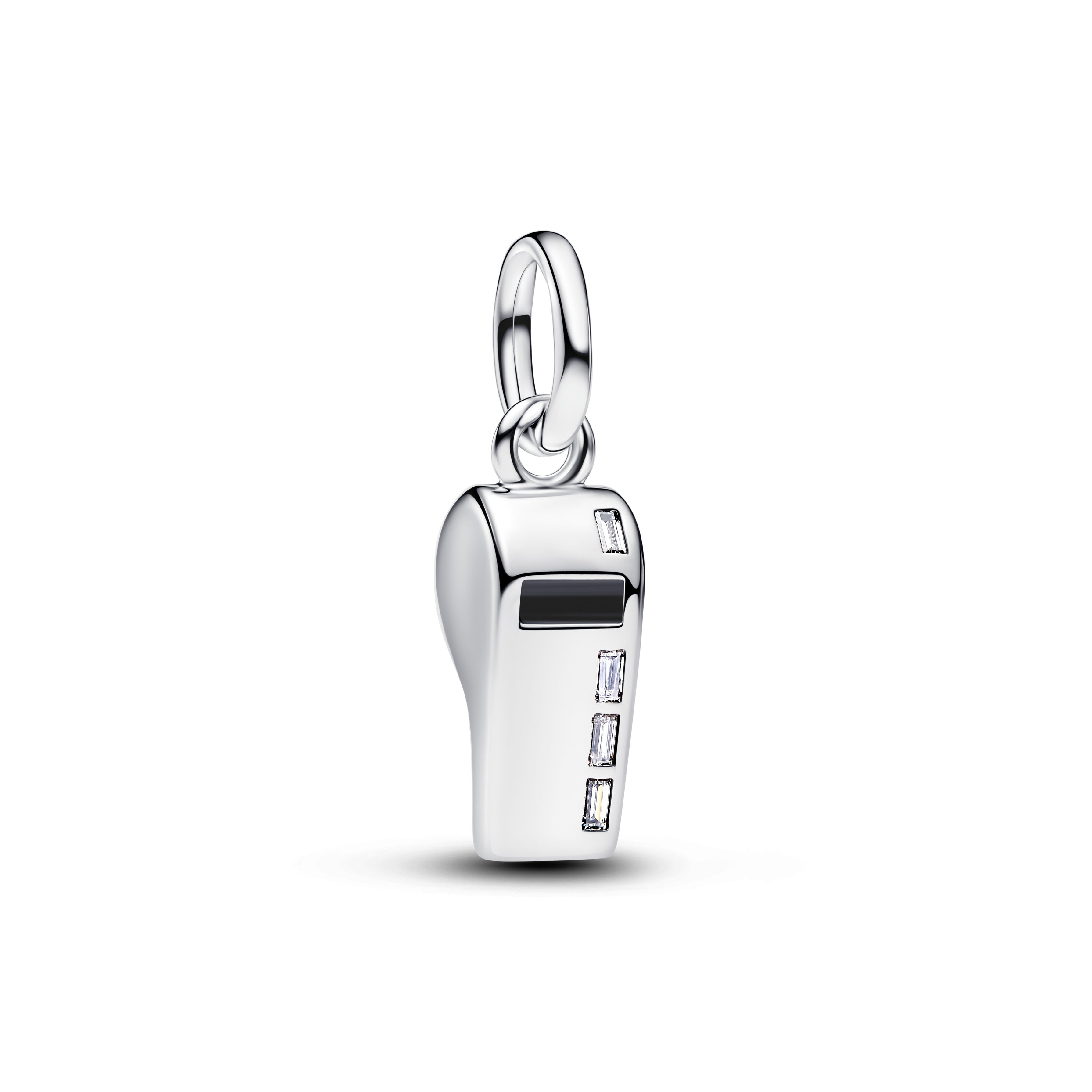 PANDORA Referee Whistle Dangle Charm Sterling Silver Sports Charms Bracelet Charm Jewelry Gift