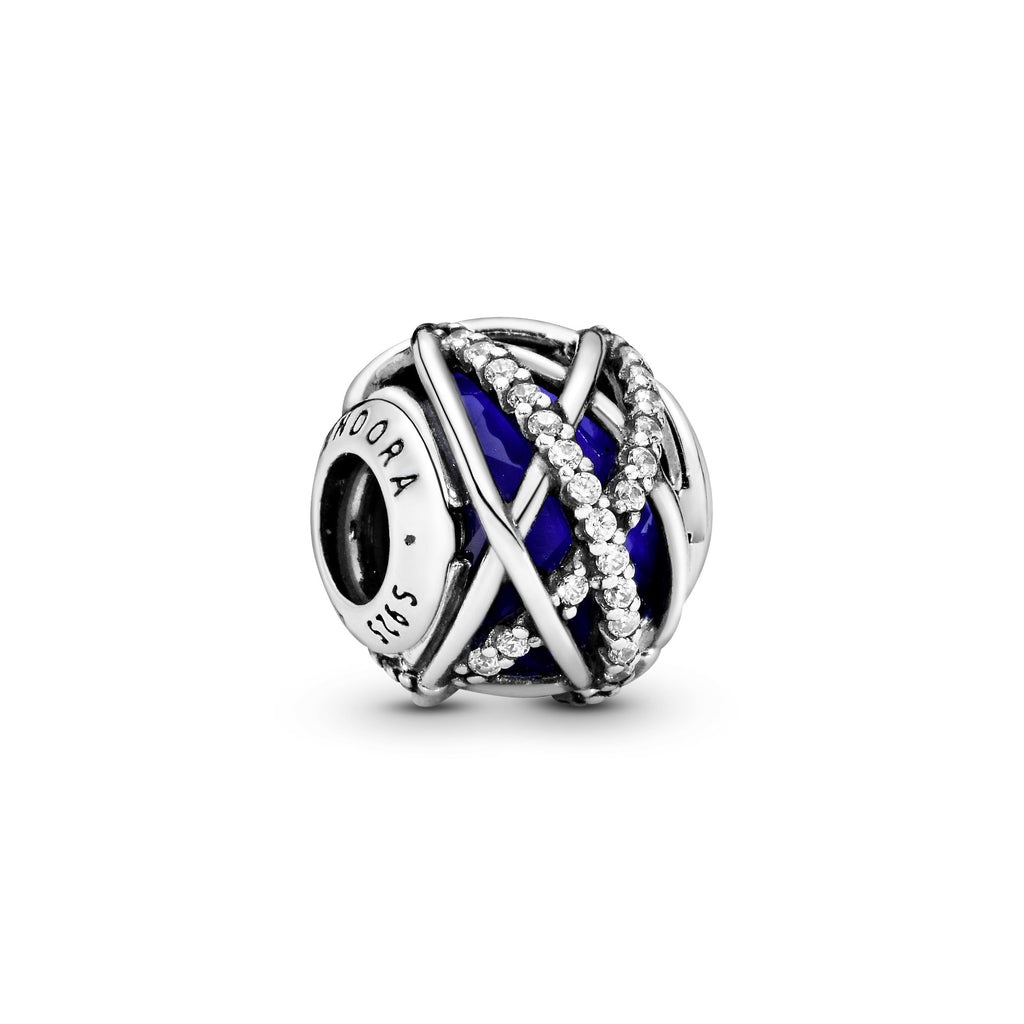 PANDORA Blue Galaxy Charm Cubic Zirconia Symbols And Colours Charms Bracelet Charm Jewelry Gift